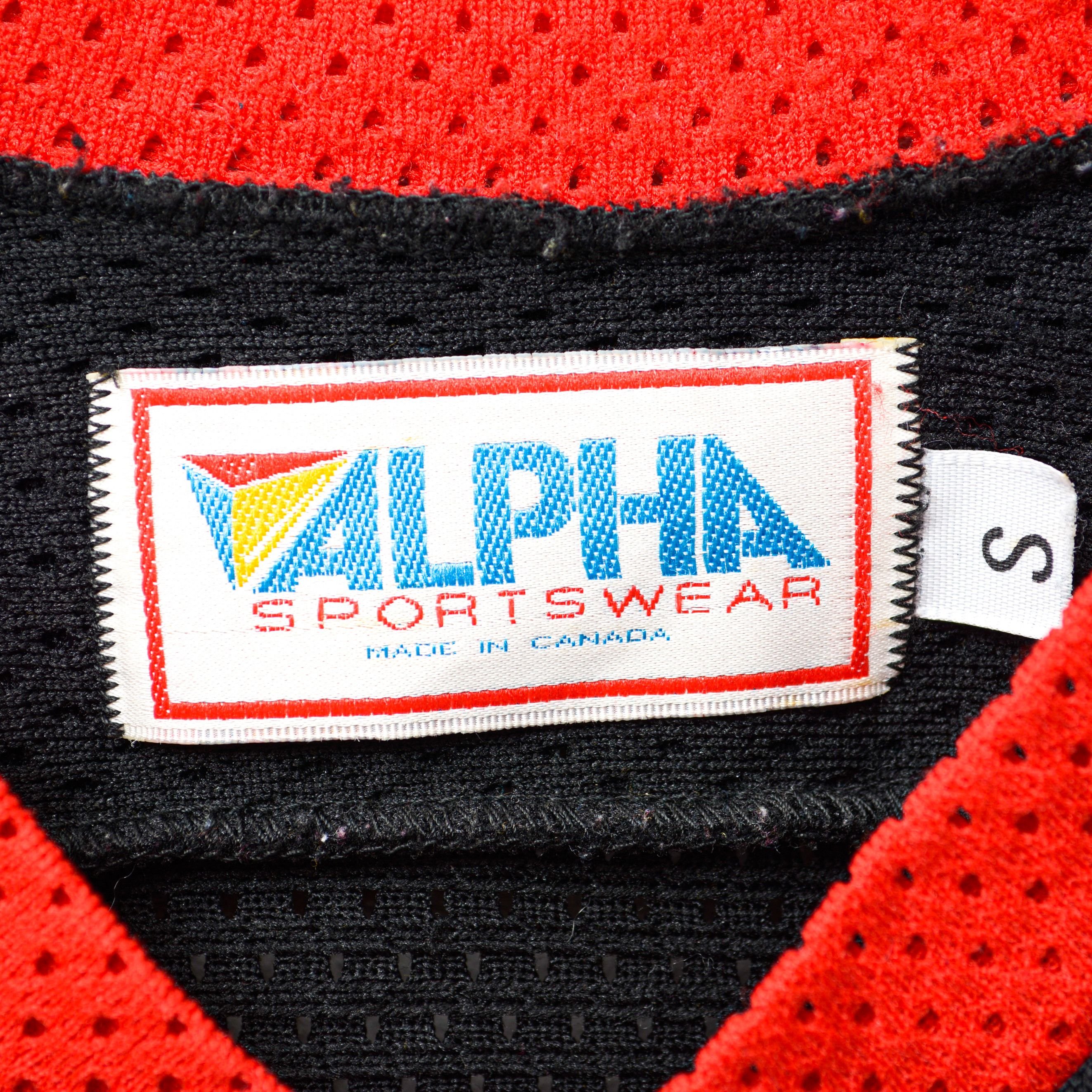 Alpha Industries × Vintage Sportswear Hockey Made in Canada Mens S Jersey Shirt KC 90s Size US S / EU 44-46 / 1 - 6 Thumbnail