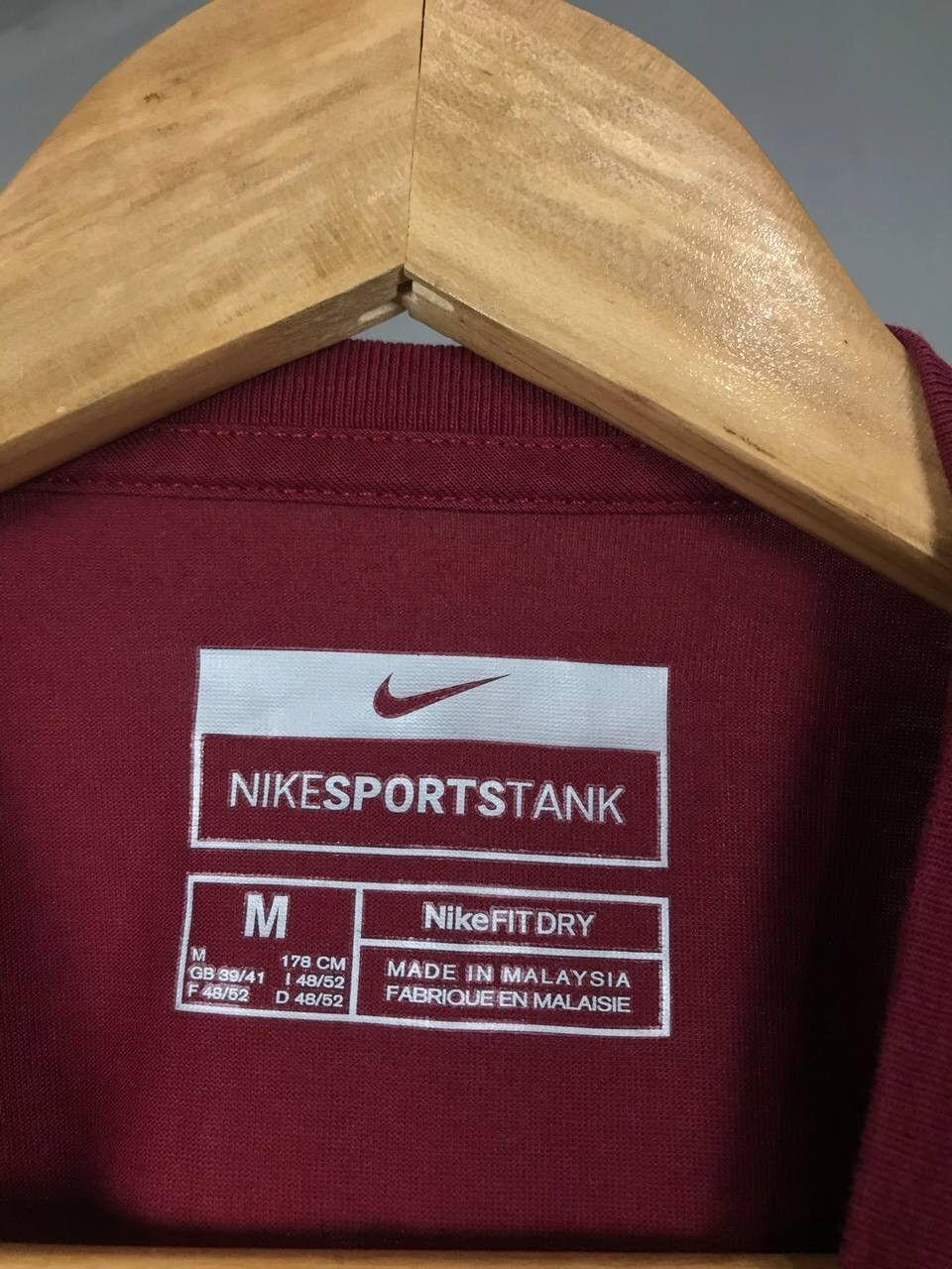 Nike × Vintage Nike swoosh streetwear vintage tee Size US M / EU 48-50 / 2 - 3 Thumbnail