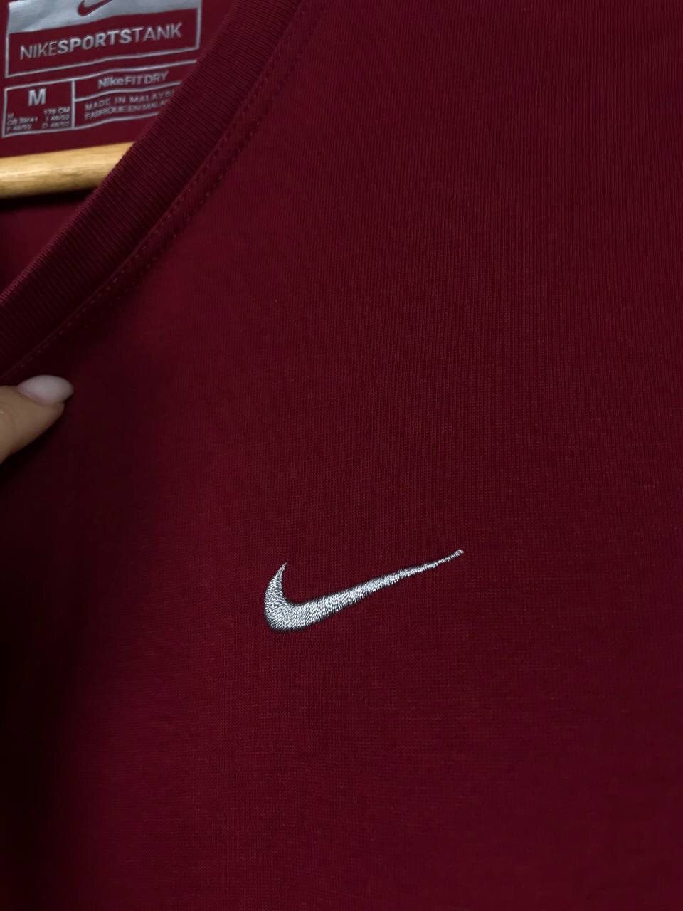 Nike × Vintage Nike swoosh streetwear vintage tee Size US M / EU 48-50 / 2 - 4 Thumbnail