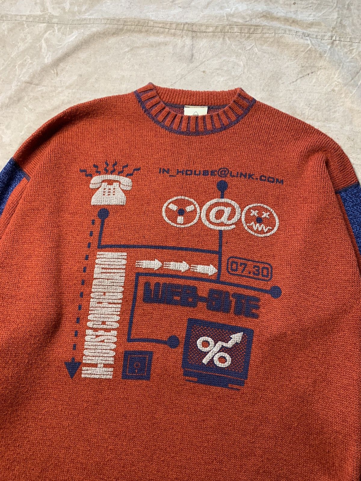 Japanese Brand × Vintage Vintage Web Site Sweater Size US M / EU 48-50 / 2 - 4 Thumbnail