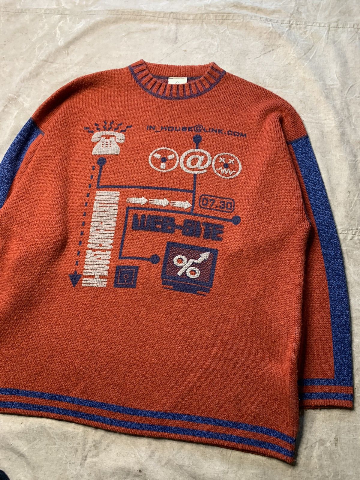 Japanese Brand × Vintage Vintage Web Site Sweater Size US M / EU 48-50 / 2 - 5 Thumbnail