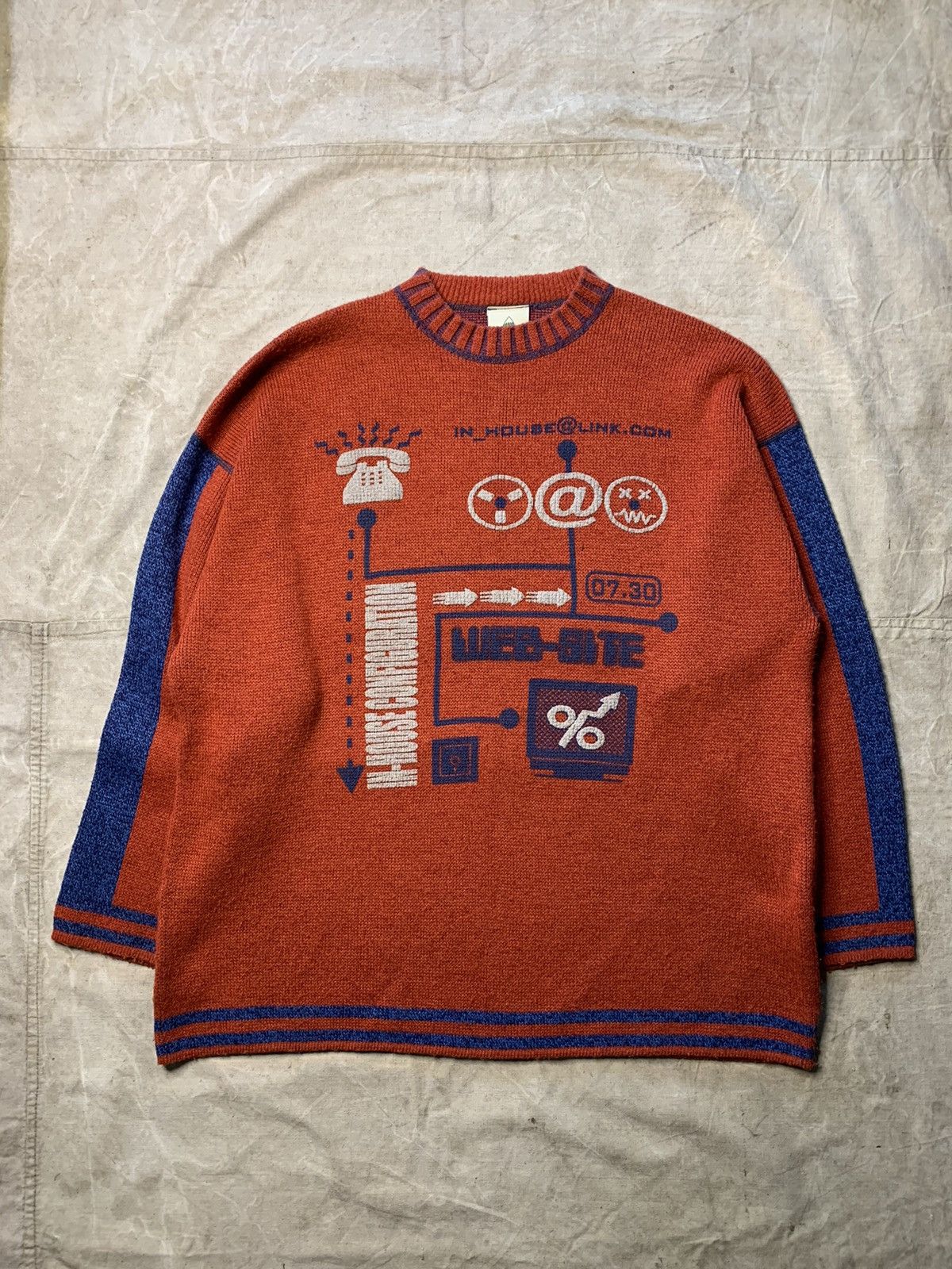 Japanese Brand × Vintage Vintage Web Site Sweater Size US M / EU 48-50 / 2 - 2 Thumbnail