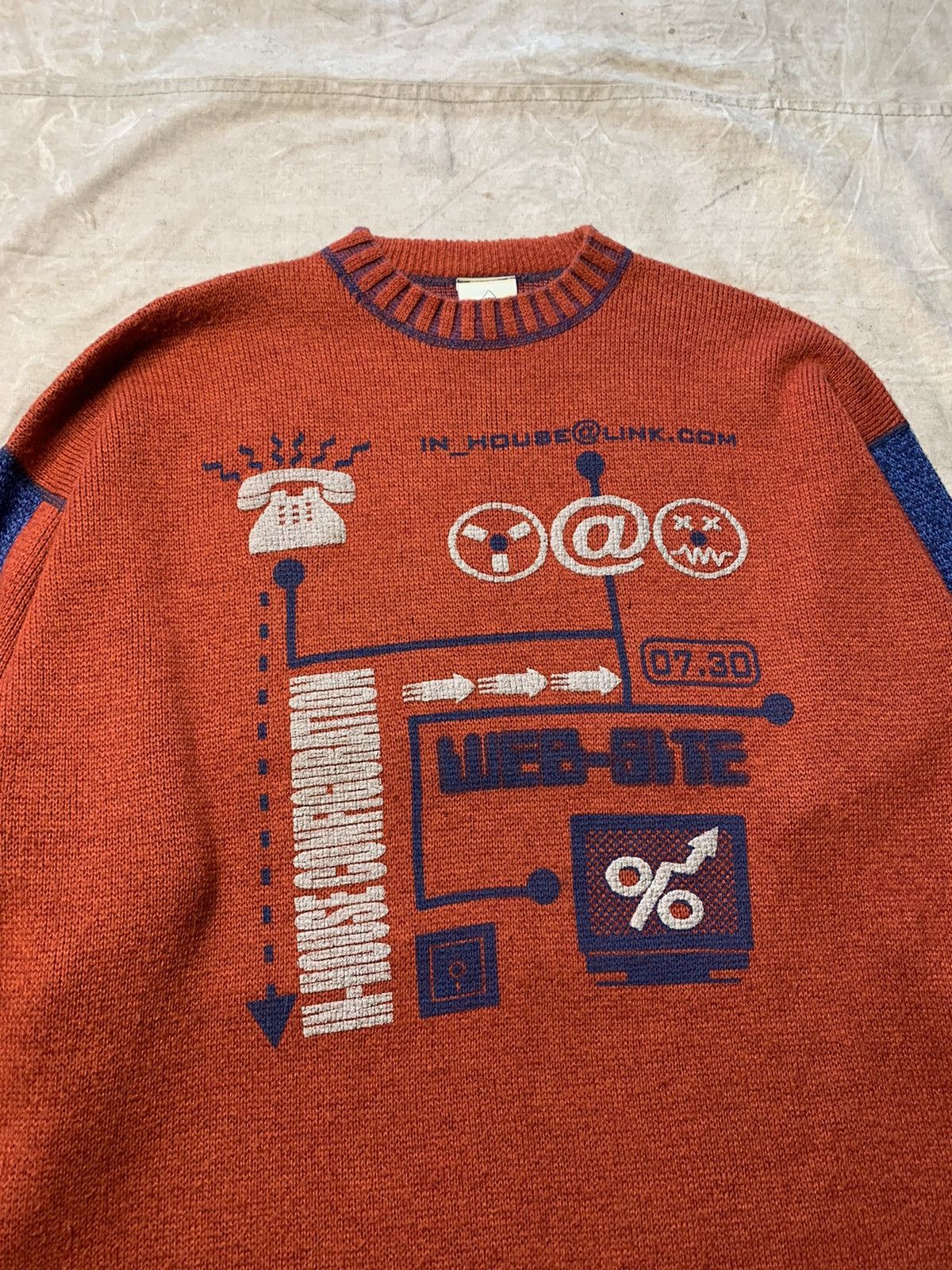 Japanese Brand × Vintage Vintage Web Site Sweater Size US M / EU 48-50 / 2 - 1 Thumbnail