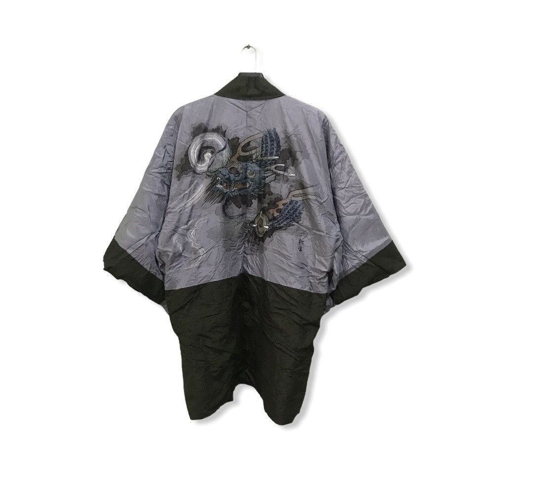 Reversible Hanten Jacket Dragons Kimono Jacket