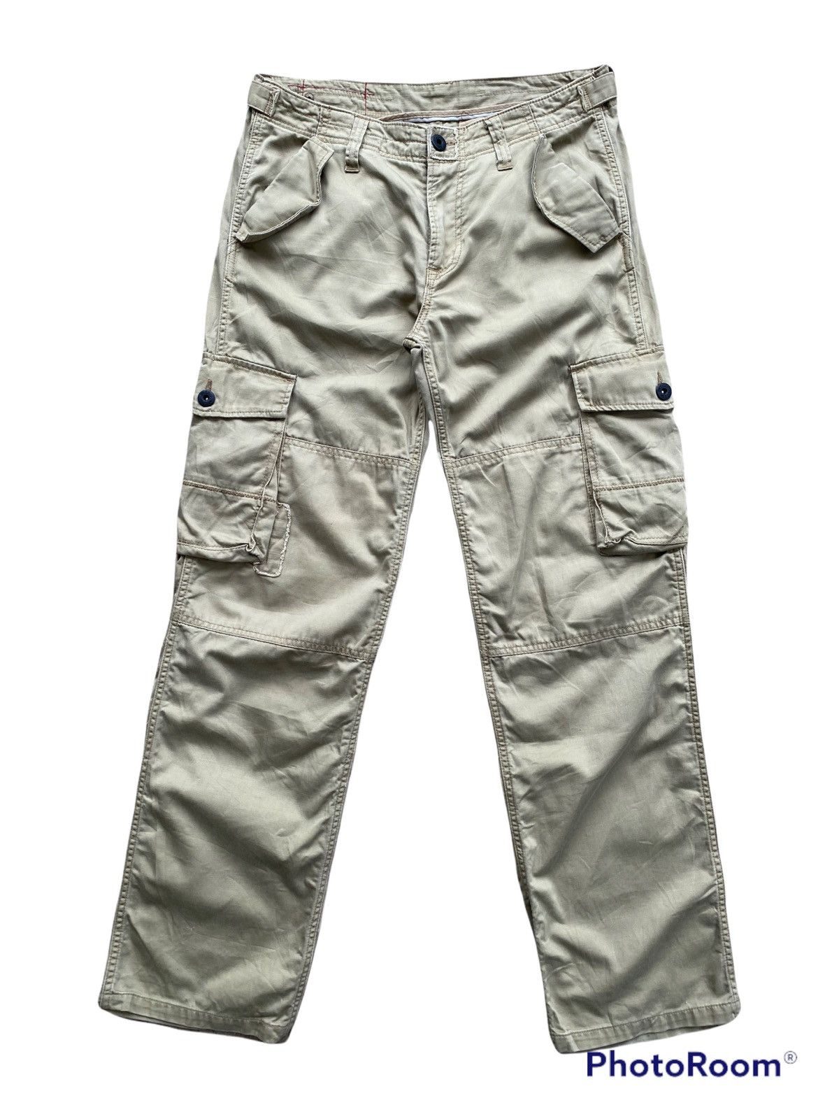 global work multipockets cargo pant wide legs streetwear
