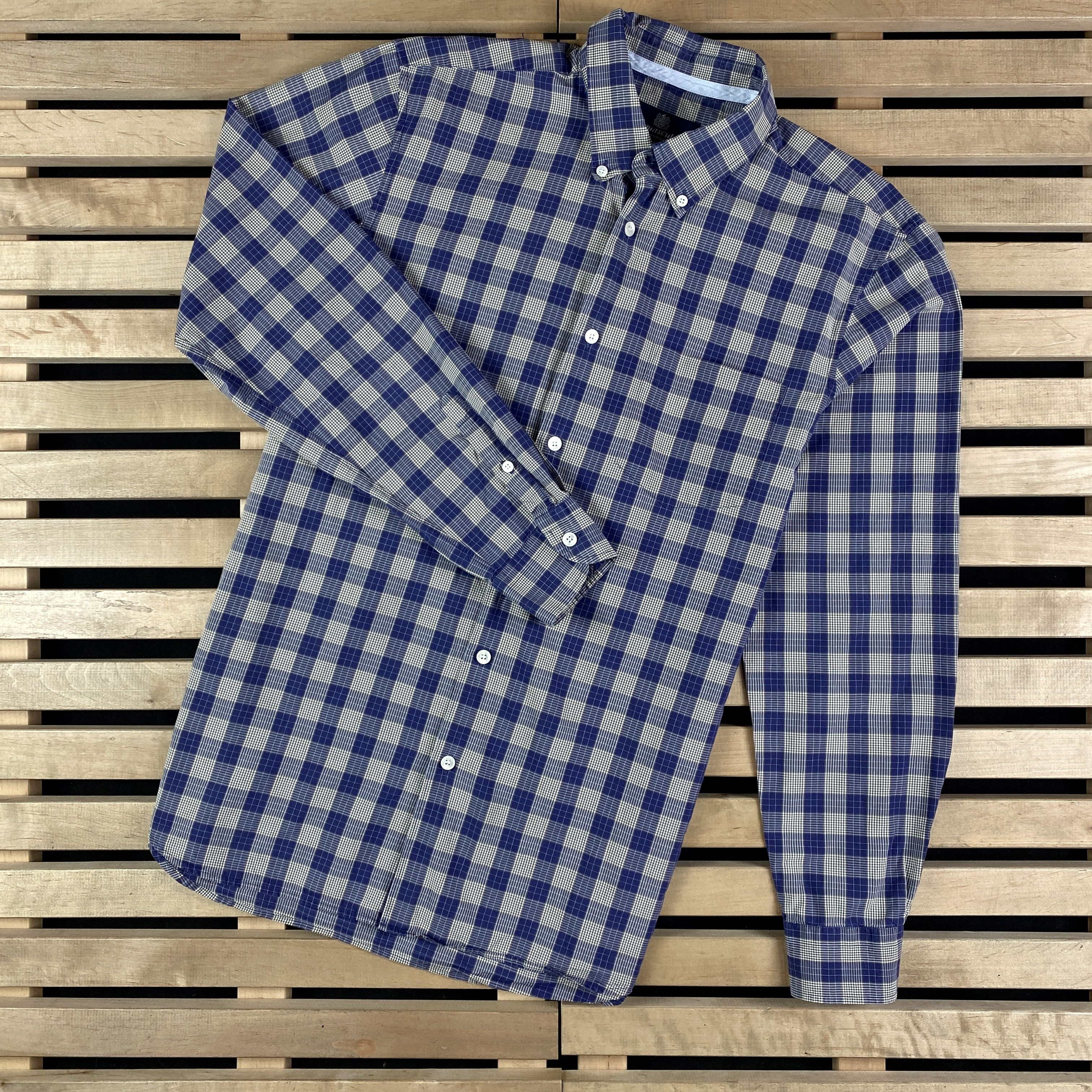 Aquascutum Mens Shirt Long Sleeve Aquascutum Size L Size US L / EU 52-54 / 3 - 1 Thumbnail