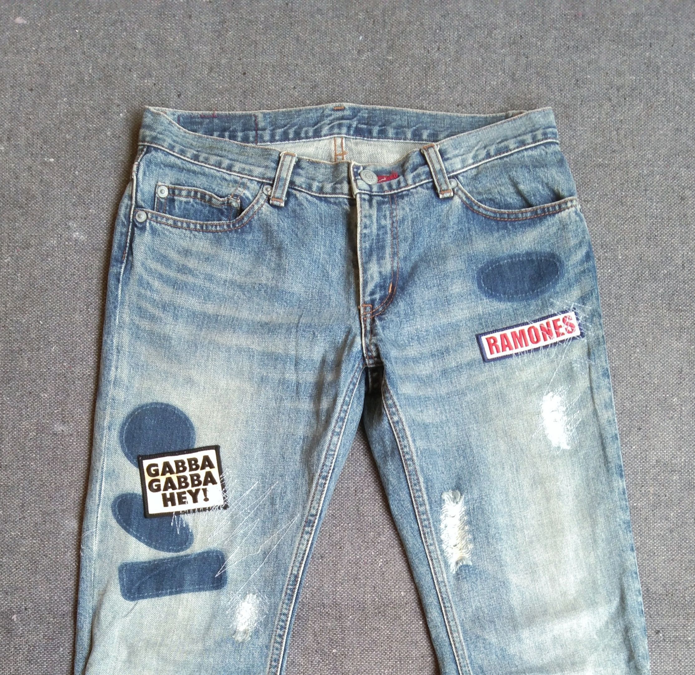 Hysteric Glamour Vintage Hysteric Glamour Jeans Kinky x Ramones 28x28 Size US 28 / EU 44 - 6 Thumbnail