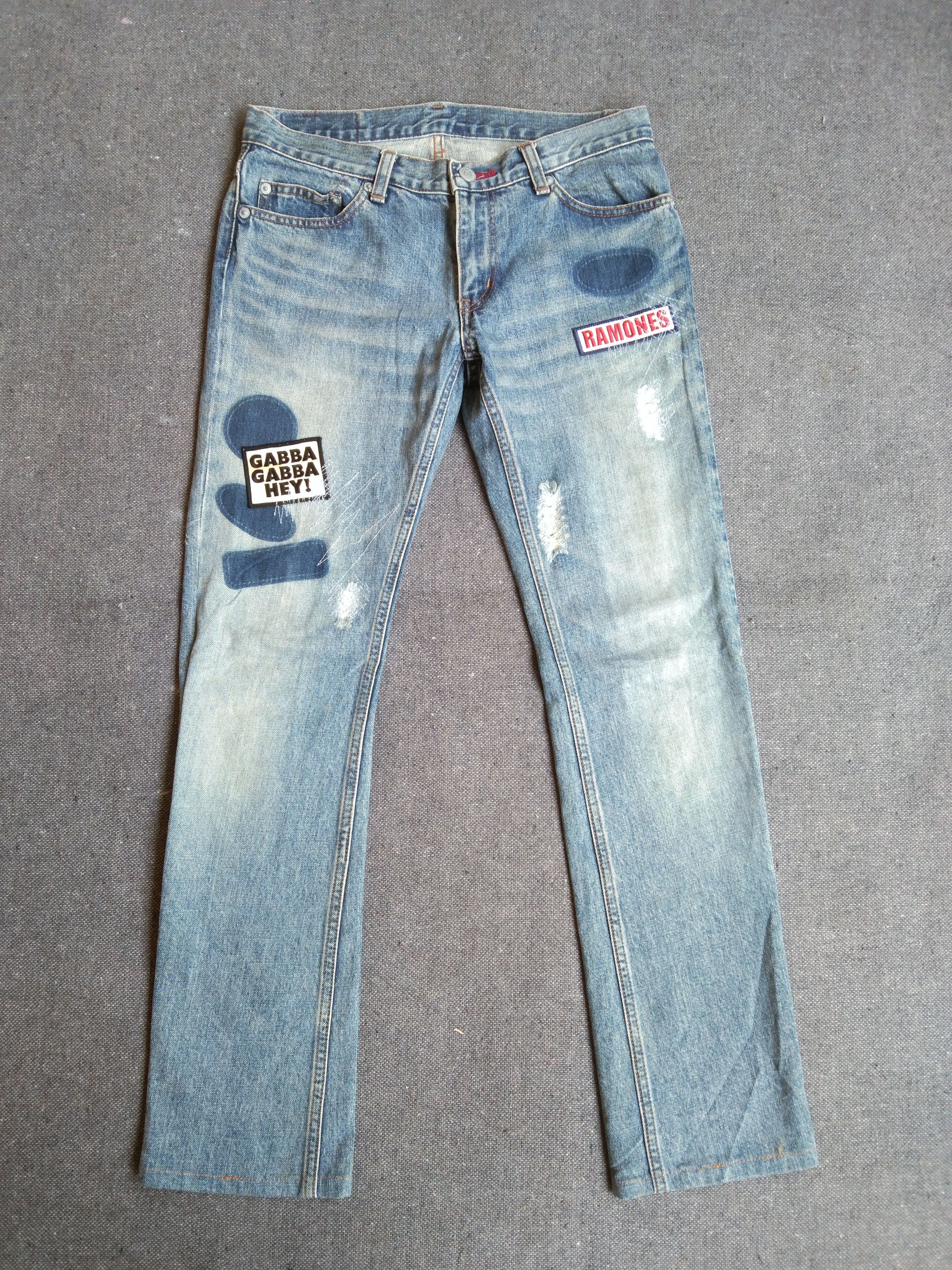 Hysteric Glamour Vintage Hysteric Glamour Jeans Kinky x Ramones 28x28 Size US 28 / EU 44 - 1 Thumbnail