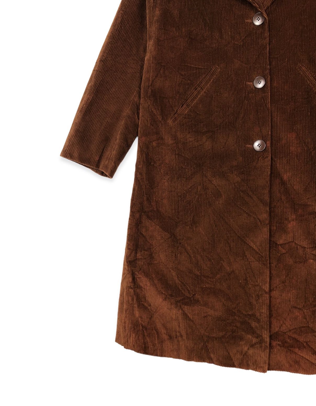 agnes b. RARE🔥VINTAGE 90’S AGNES B. CORDUROY LONG COAT Size S / US 4 / IT 40 - 7 Thumbnail