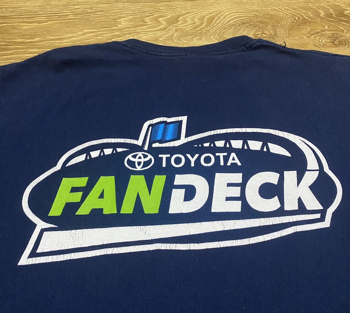 Vintage Automotive racing toyota fan deck Big logo tee shirt Size US M / EU 48-50 / 2 - 4 Thumbnail