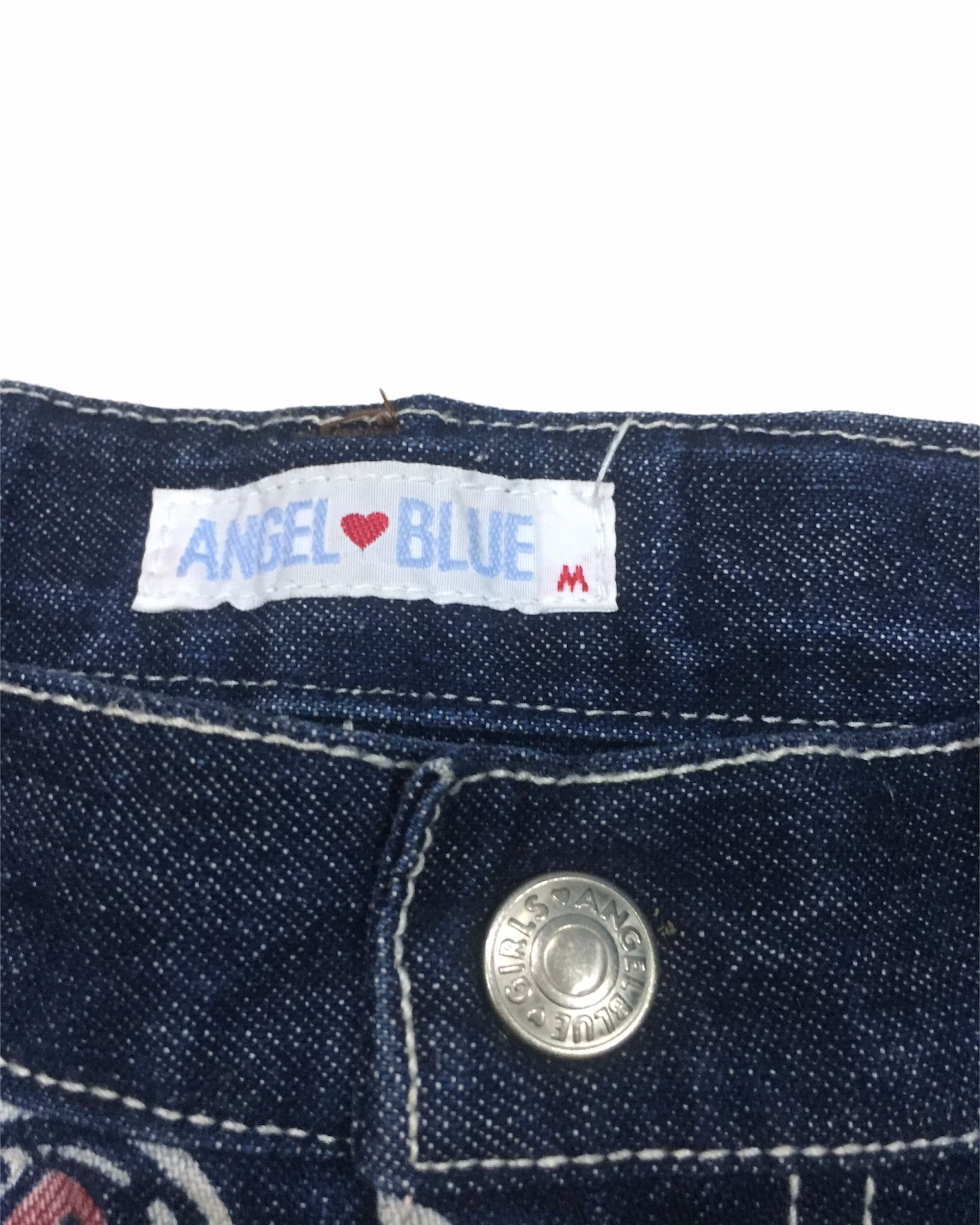 Japanese Brand Vintage Japan art pop Angel Blue jean Pant like Hysterics Size US 26 / EU 42 - 12 Thumbnail