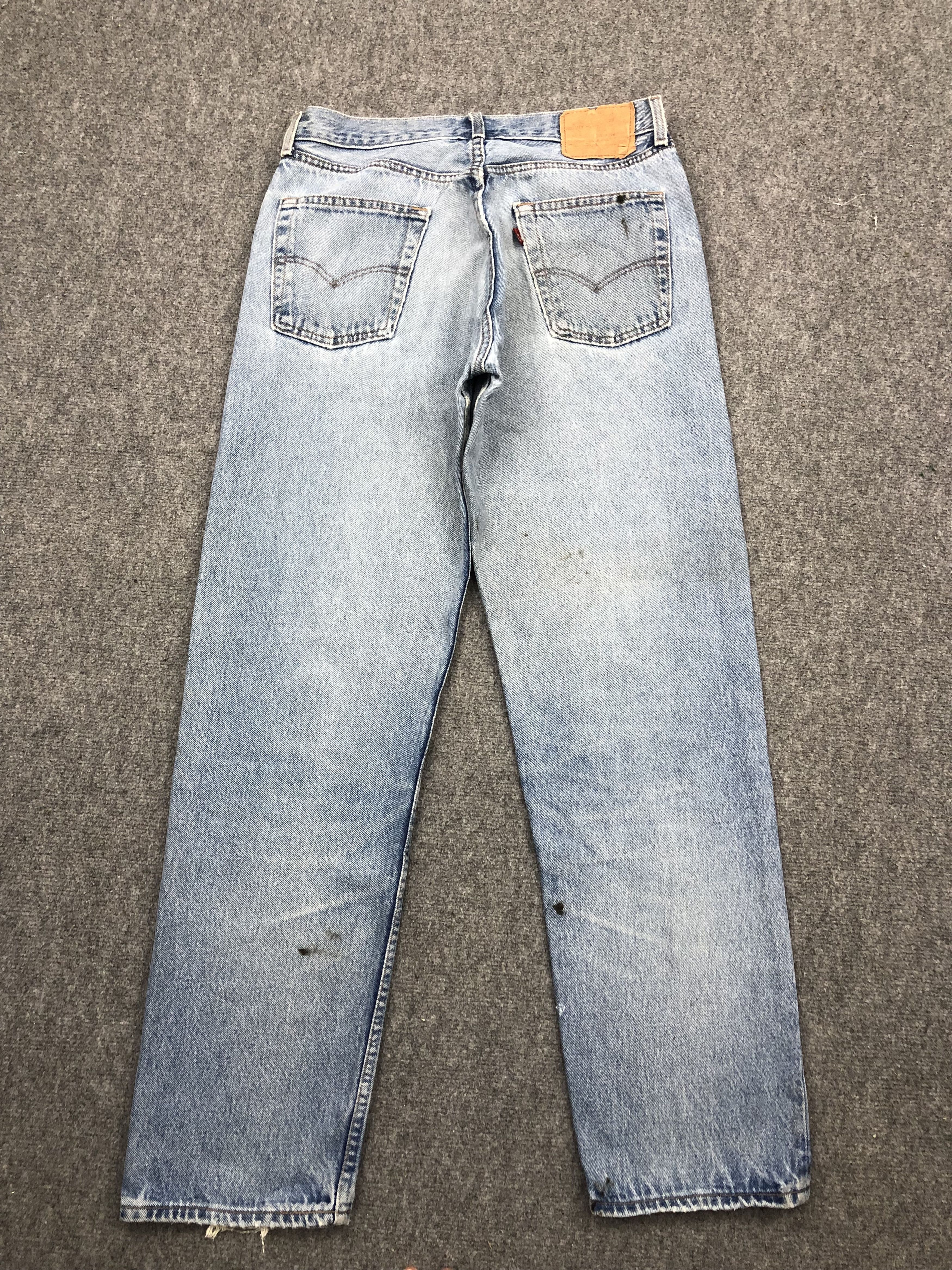 Levi's Vintage 90s Levis 503 Faded Blue Jeans DP1633 Size US 32 / EU 48 - 3 Thumbnail