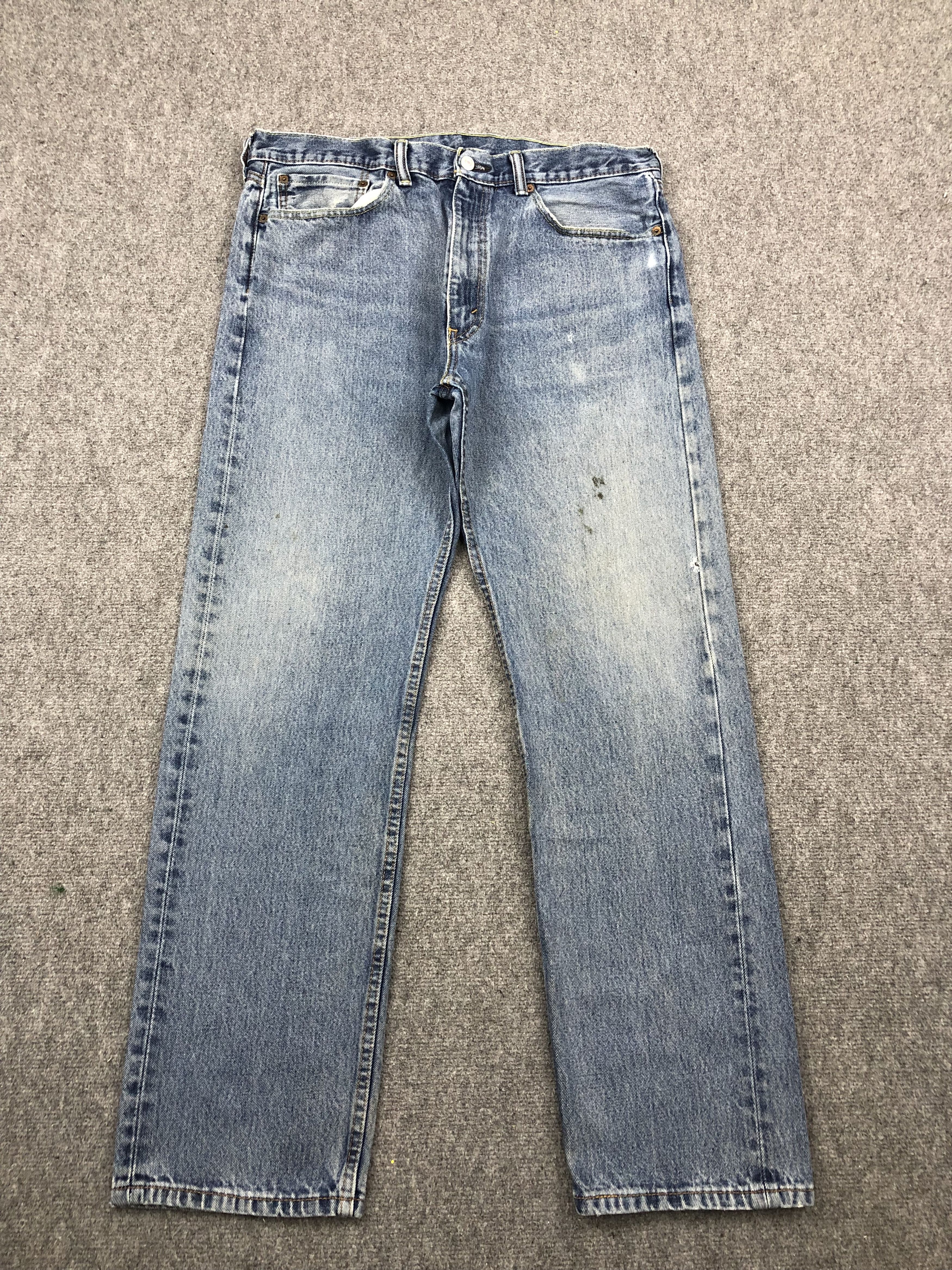 Levi's Vintage Levis 505 Faded Blue Jeans DP1655 Size US 38 / EU 54 - 1 Thumbnail