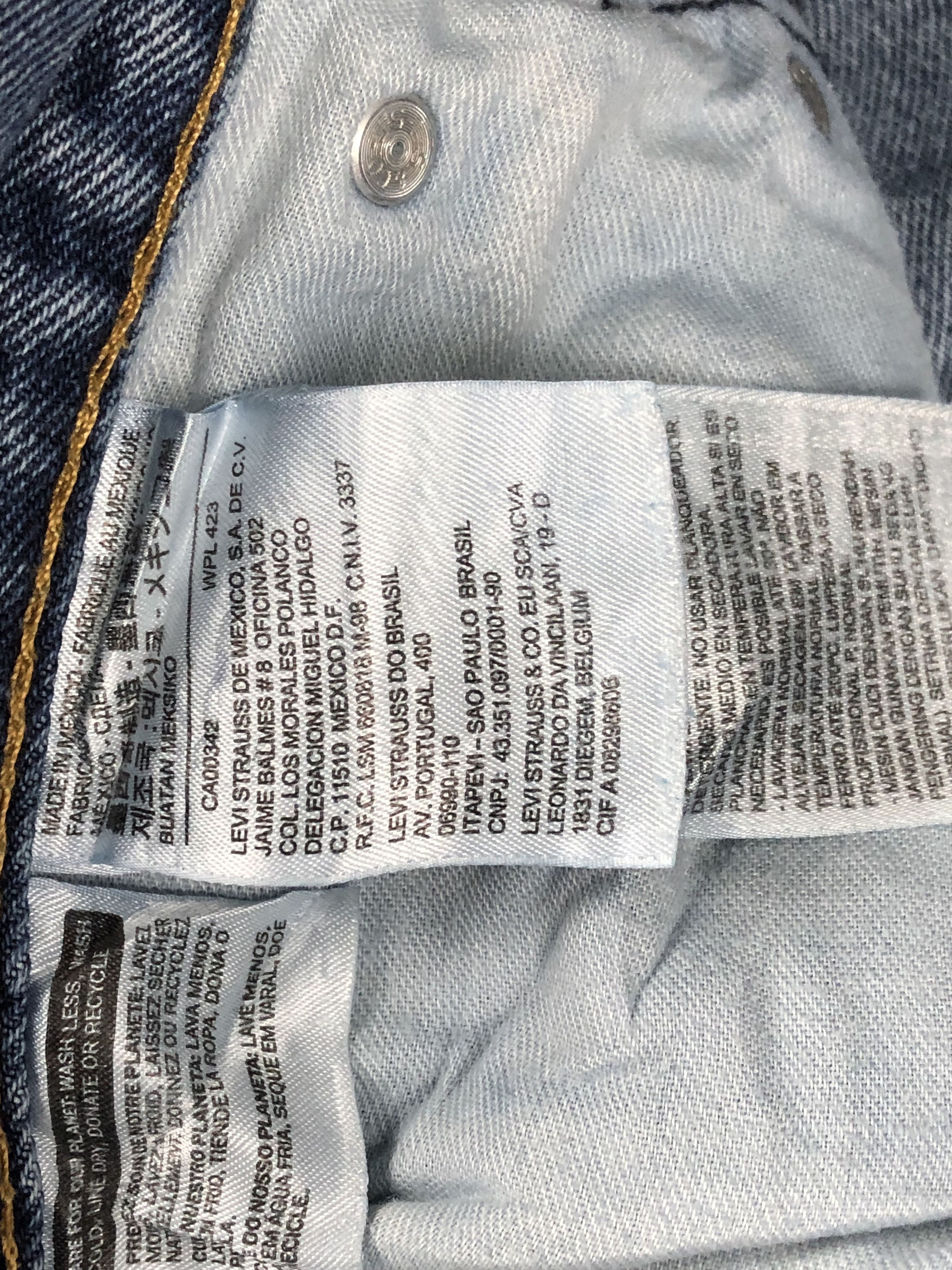 Levi's Vintage Levis 505 Faded Blue Jeans DP1655 Size US 38 / EU 54 - 7 Thumbnail