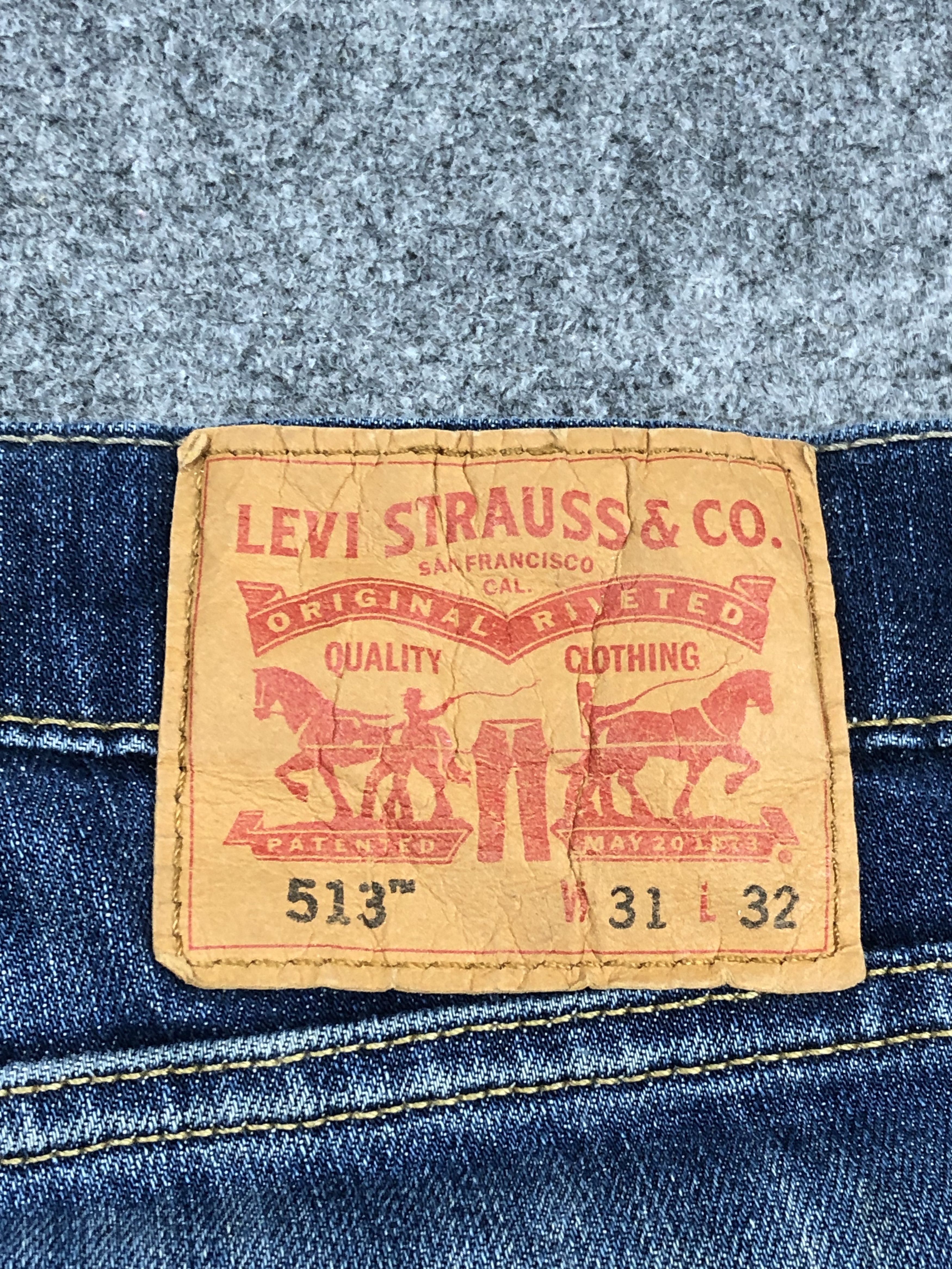 Levi's Vintage Levis 513 Faded Blue Jeans DP1648 Size US 32 / EU 48 - 5 Thumbnail