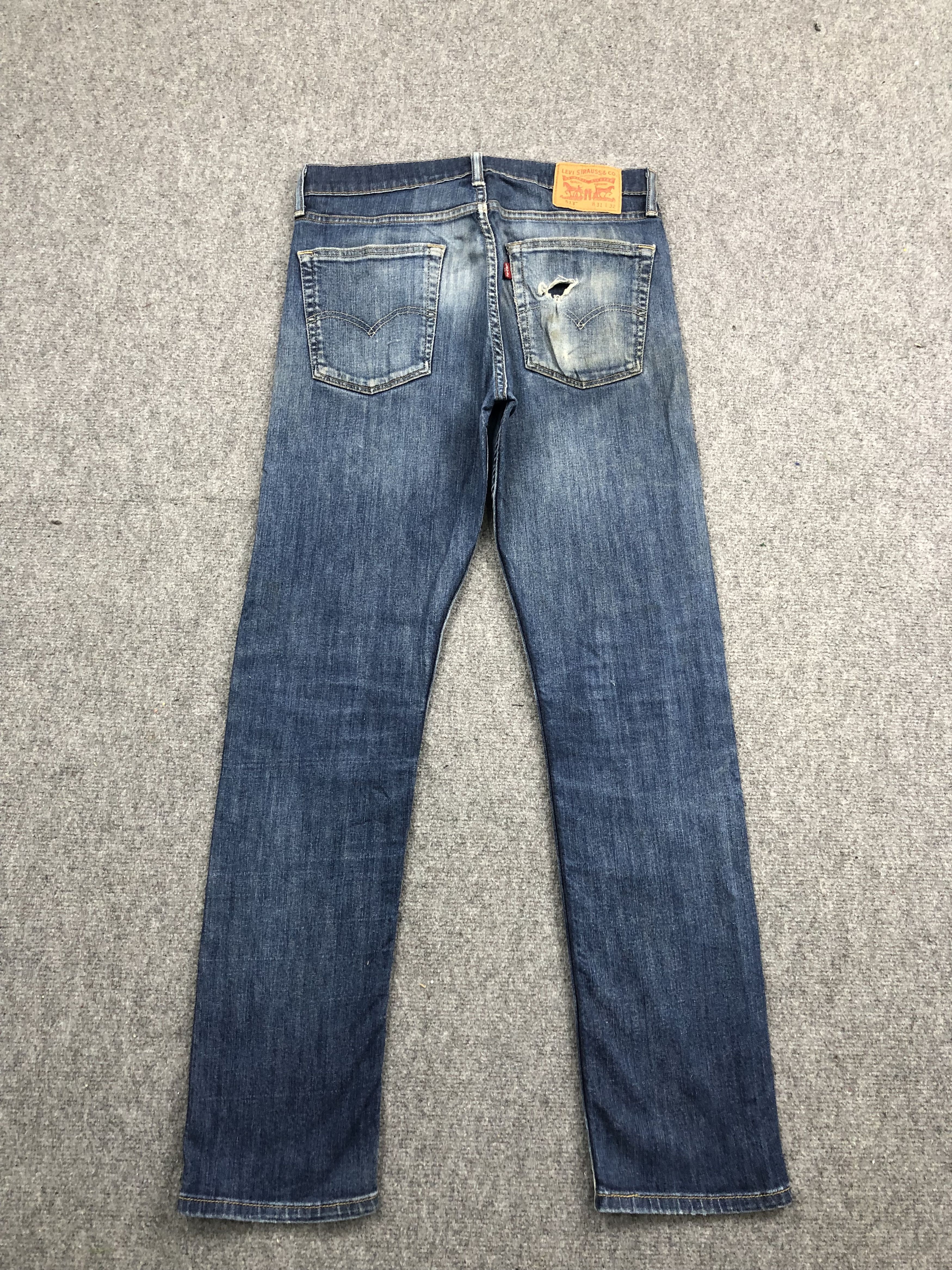Levi's Vintage Levis 513 Faded Blue Jeans DP1648 Size US 32 / EU 48 - 3 Thumbnail