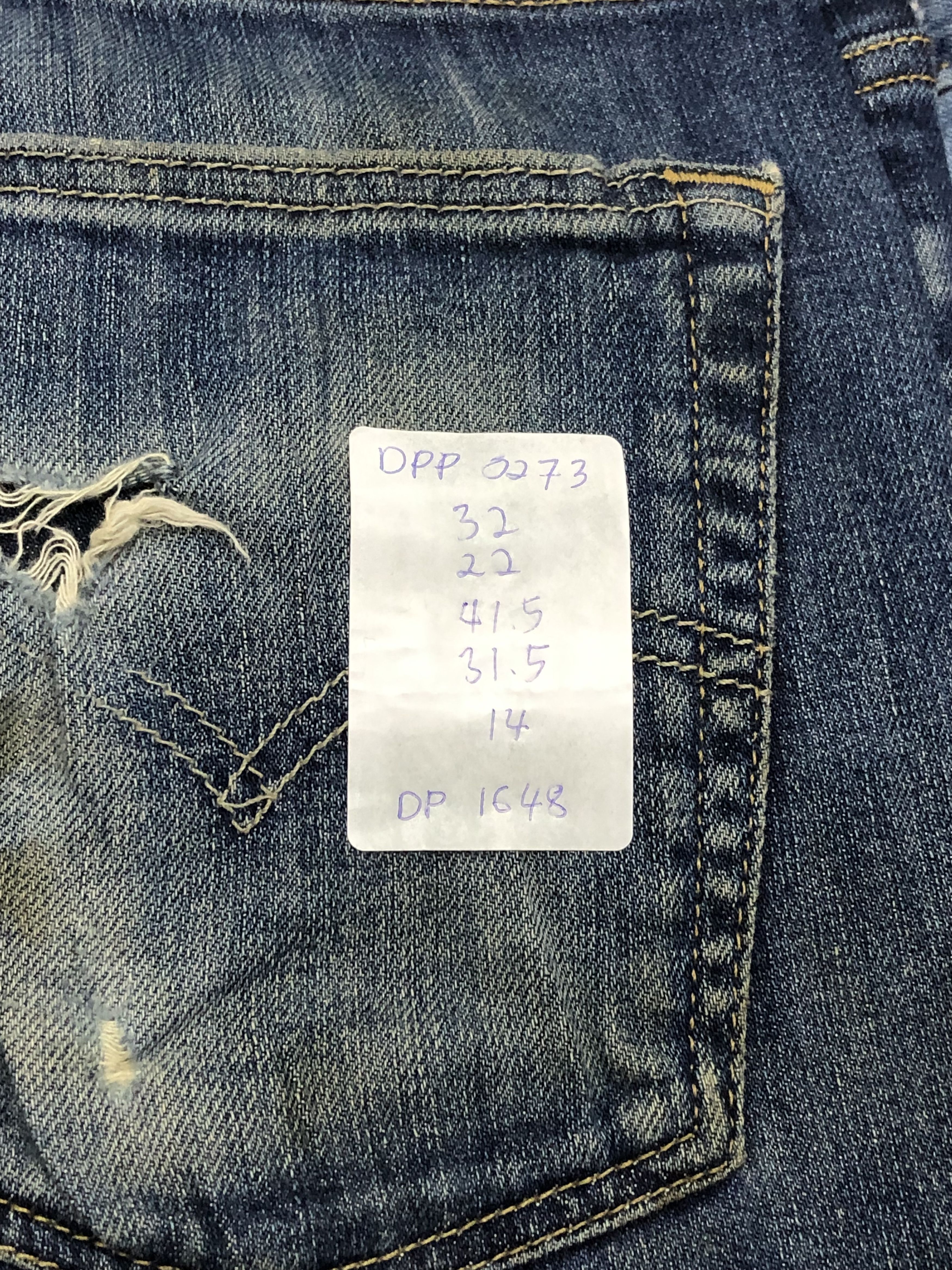 Levi's Vintage Levis 513 Faded Blue Jeans DP1648 Size US 32 / EU 48 - 15 Thumbnail