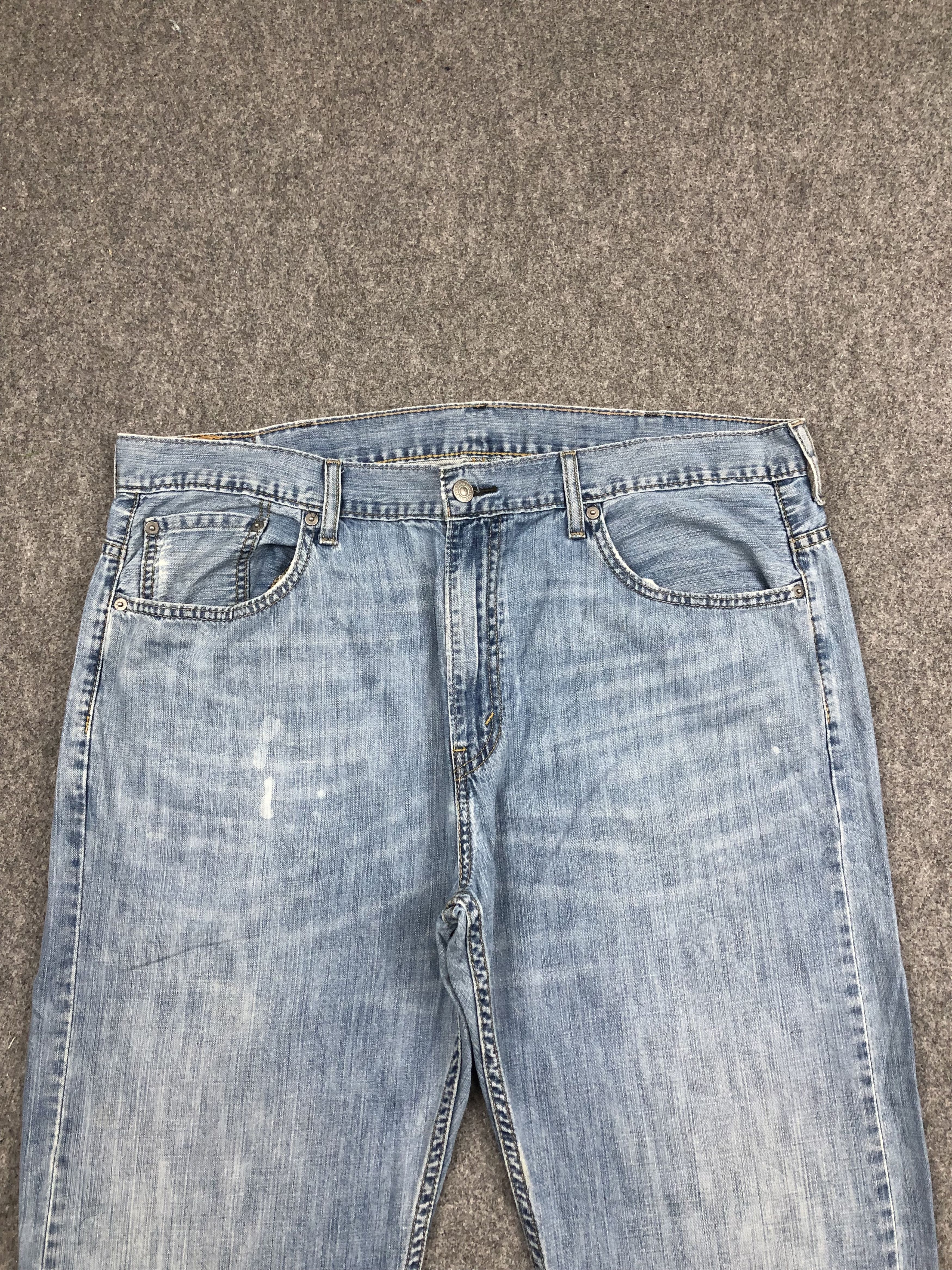 Levi's Vintage Levis 569 Light Wash Jeans DP1647 Size US 41 - 2 Thumbnail