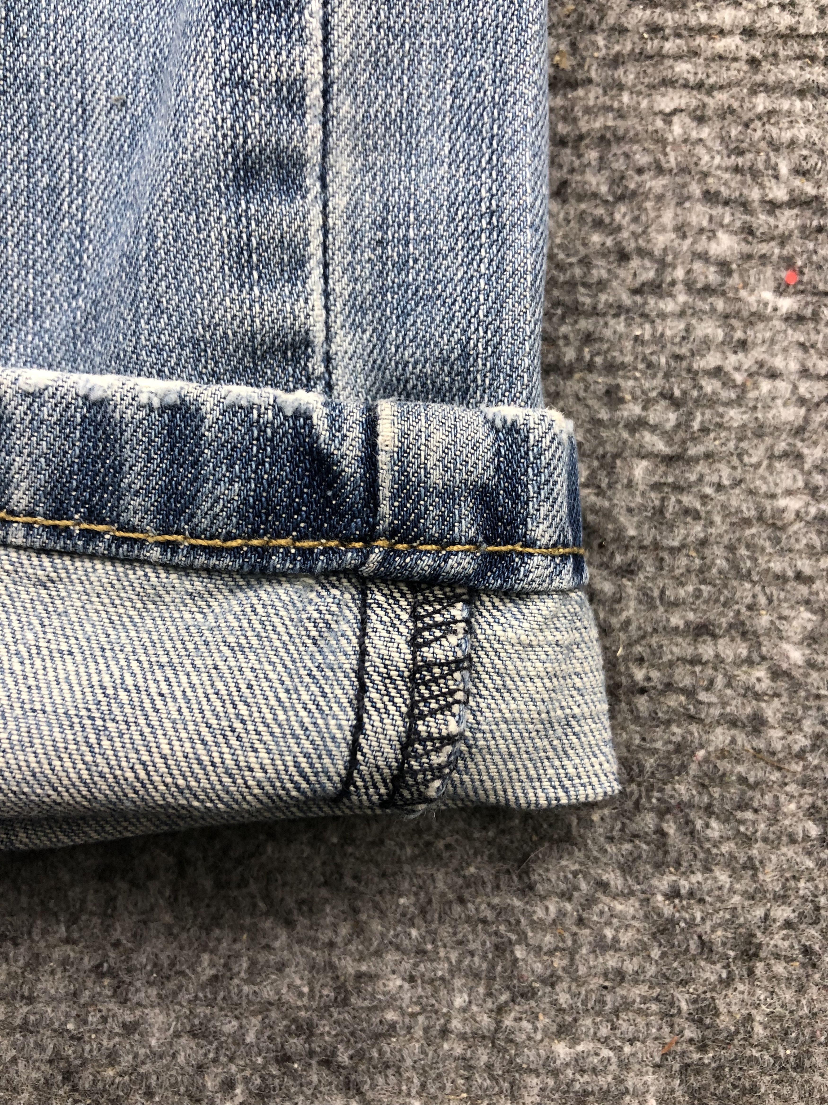 Levi's Vintage Levis 569 Light Wash Jeans DP1647 Size US 41 - 3 Thumbnail