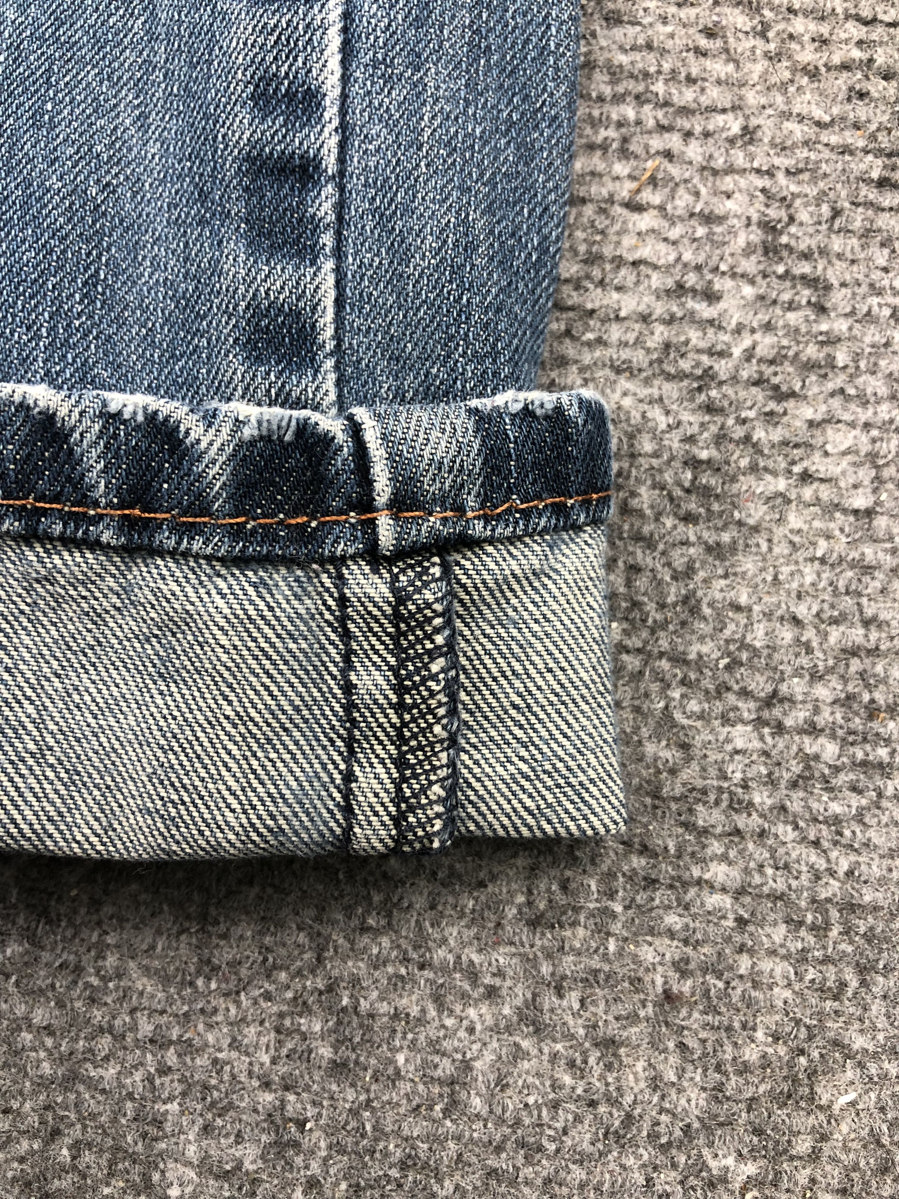 Levi's Vintage Levis 569 Faded Blue Jeans DP1676 Size US 37 - 9 Thumbnail