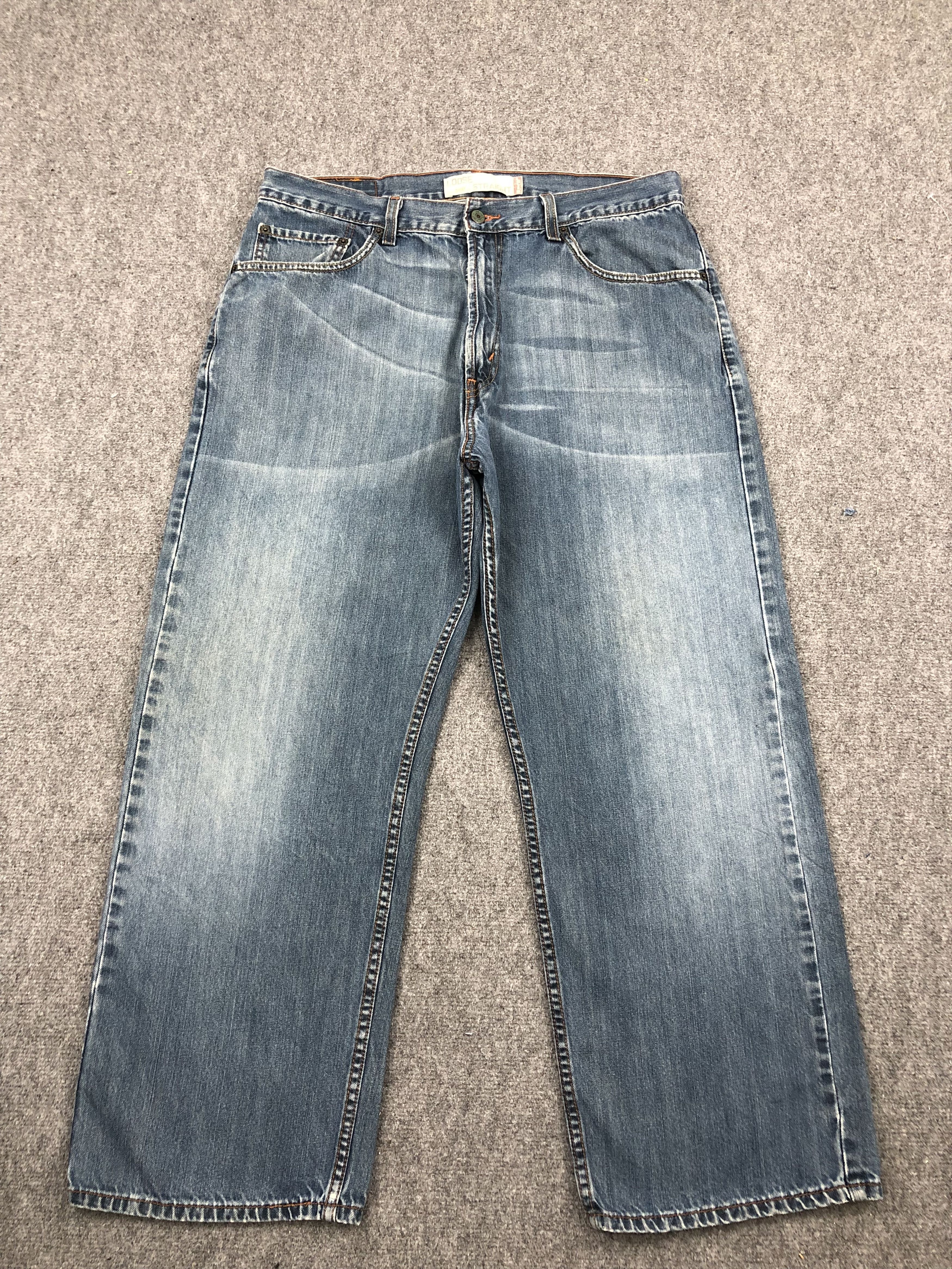 Levi's Vintage Levis 569 Faded Blue Jeans DP1676 Size US 37 - 1 Thumbnail
