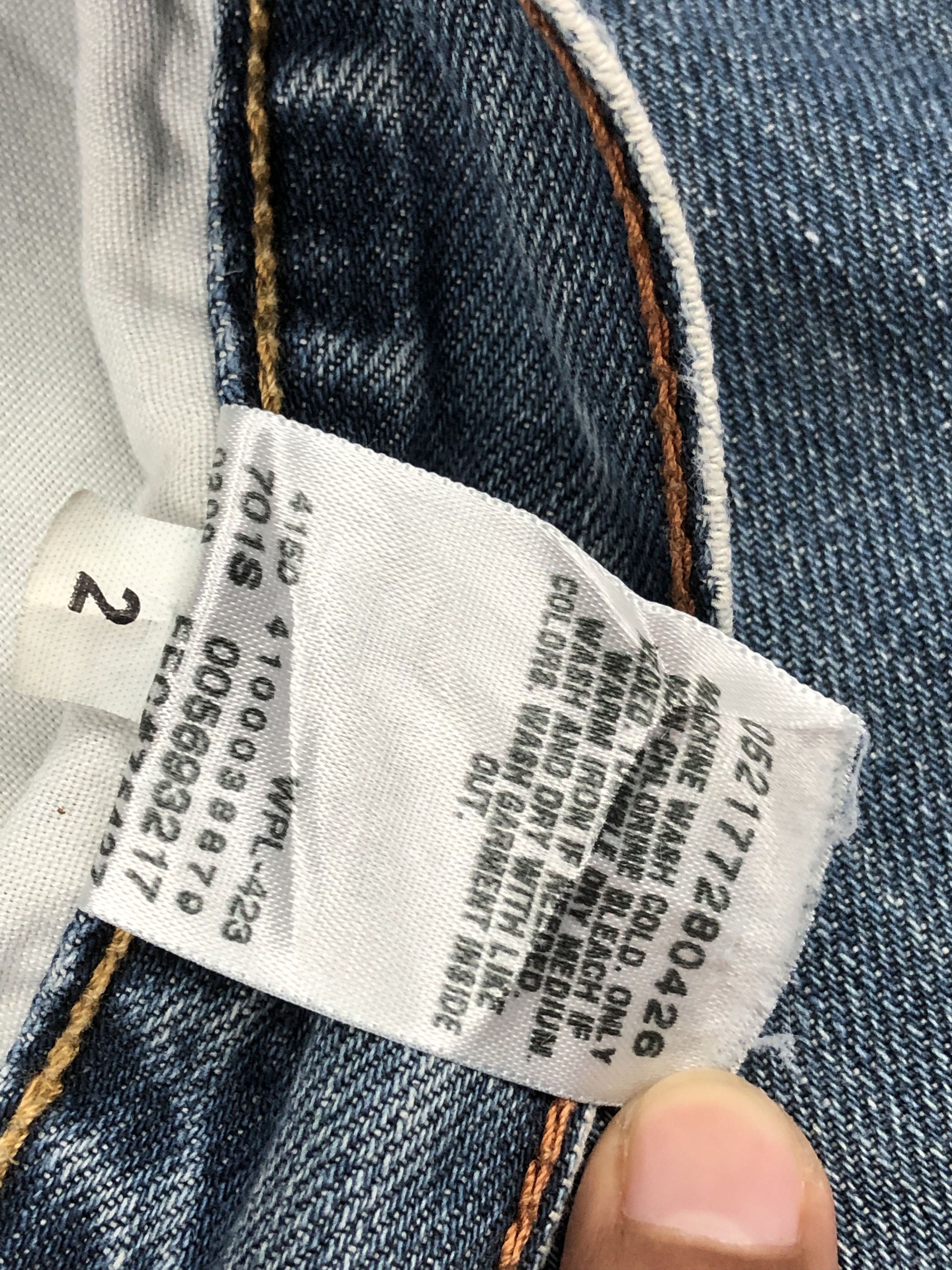 Levi's Vintage Levis 569 Faded Blue Jeans DP1676 Size US 37 - 8 Thumbnail