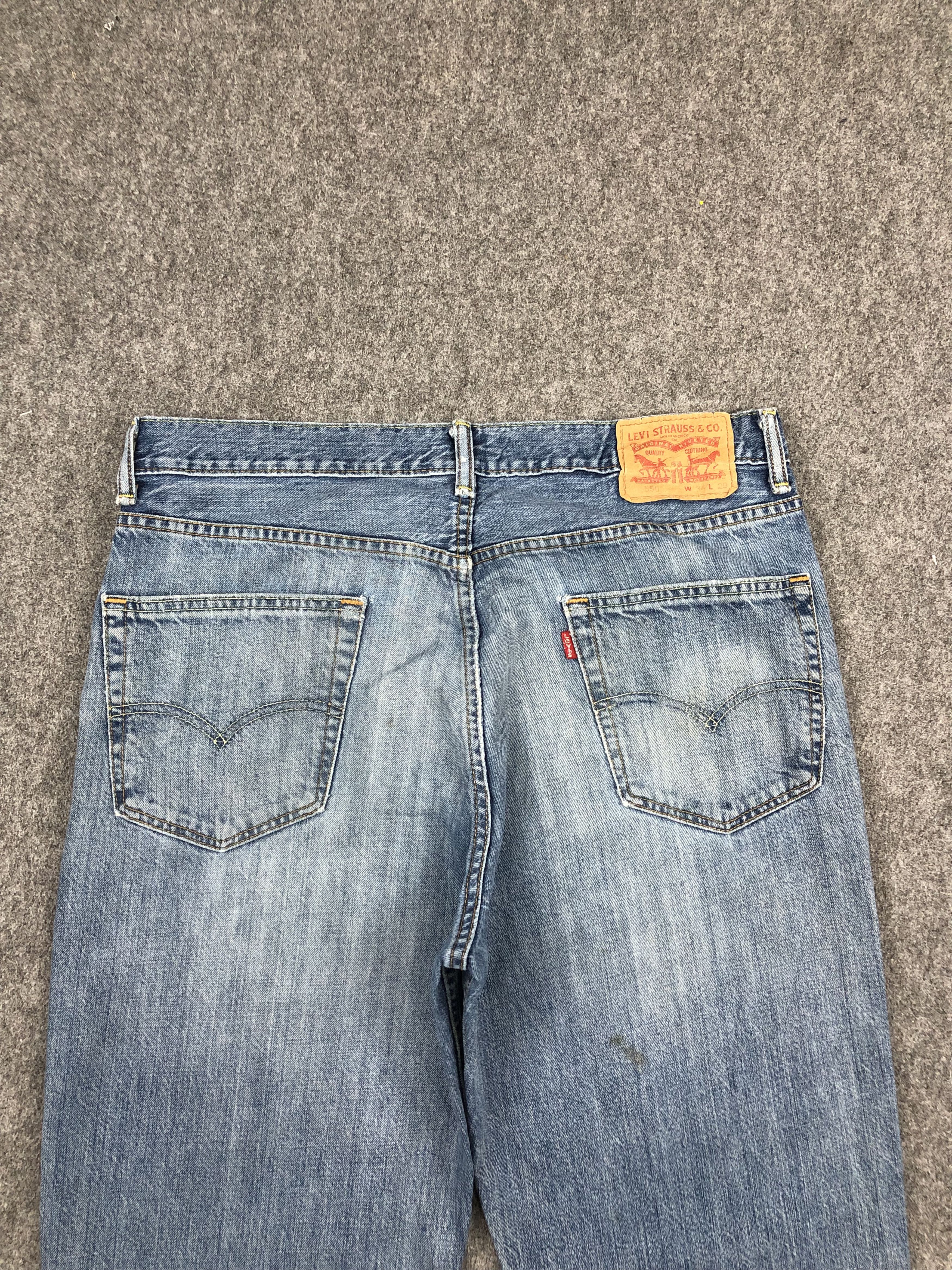 Levi's Vintage Levis 550 Light Blue Jeans DP1675 Size US 35 - 4 Thumbnail