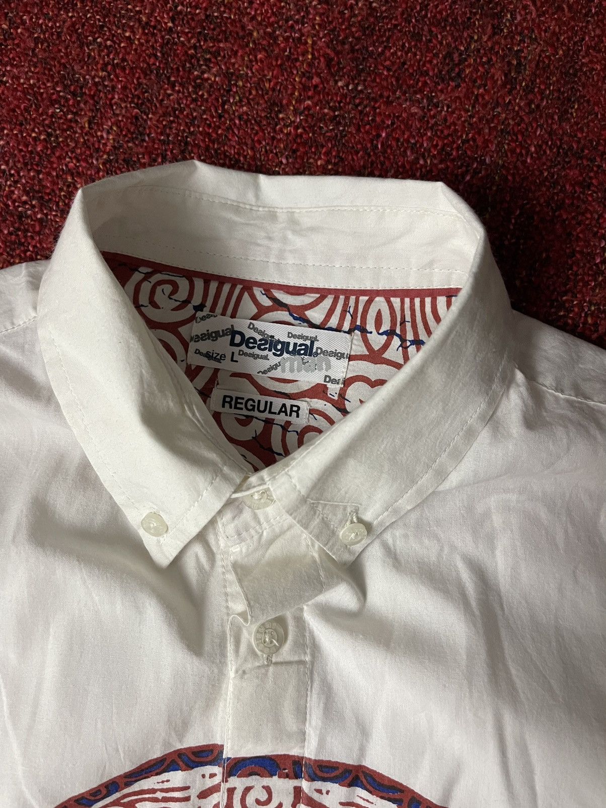 Desigual Desigual Koi gold fish Japanese style shirt Size US L / EU 52-54 / 3 - 5 Thumbnail