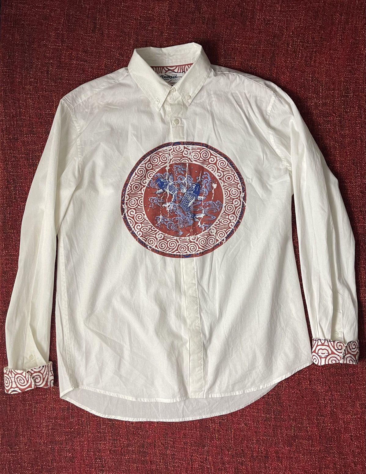 Desigual Desigual Koi gold fish Japanese style shirt Size US L / EU 52-54 / 3 - 1 Thumbnail