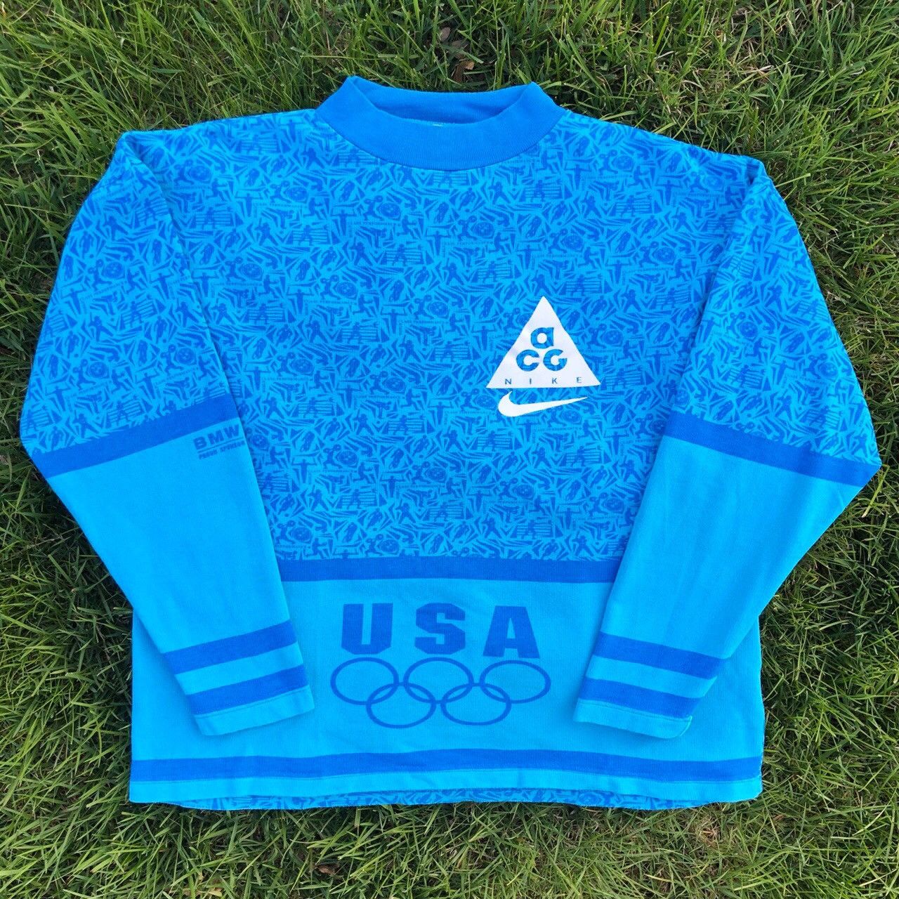 Vintage VTG BMW Nike ACG USA Olympics Long Sleeve Rare Made in USA Size US M / EU 48-50 / 2 - 1 Preview