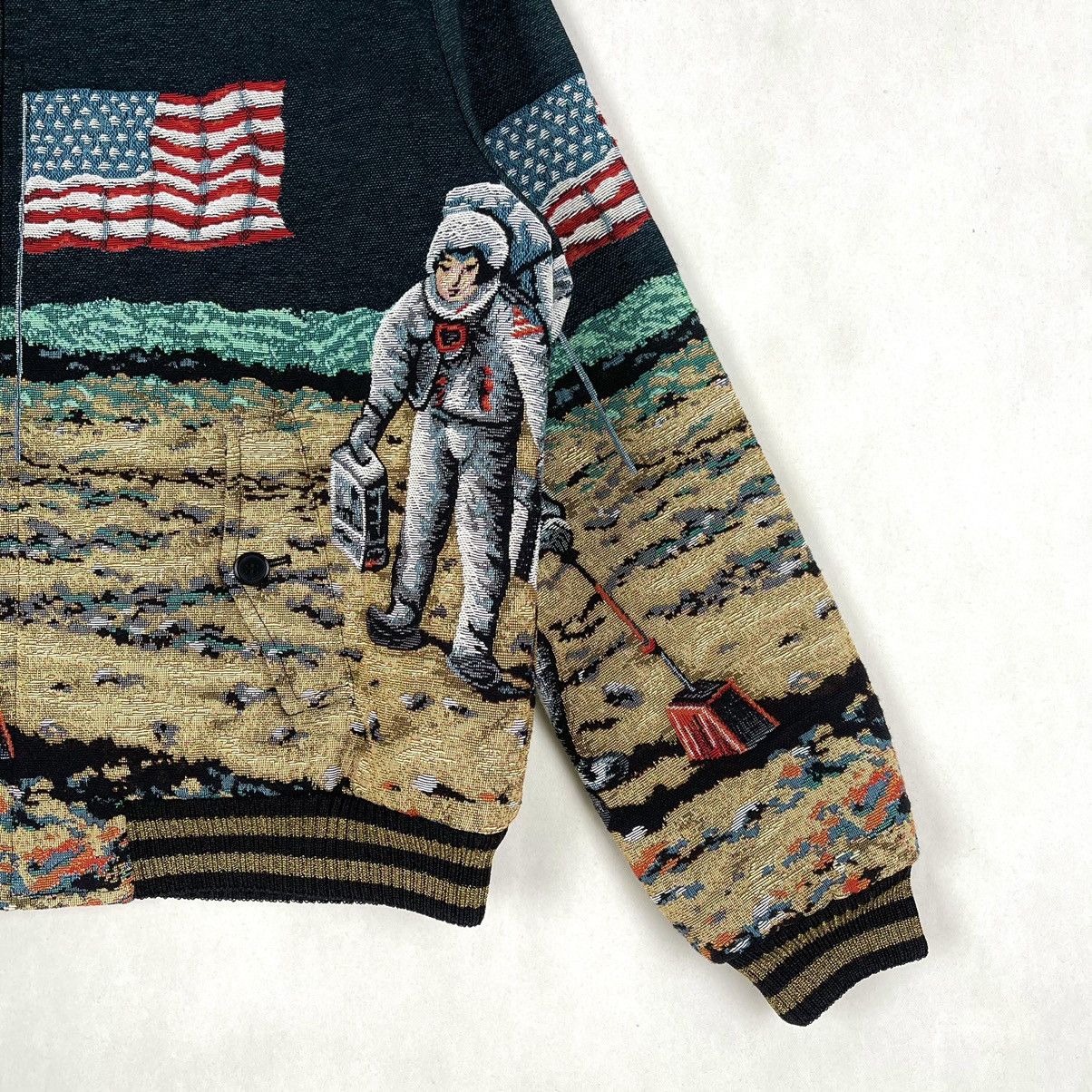 Hedi Slimane × Saint Laurent Paris SS16 “Surf Sound” Moon Landing Jacket Size US L / EU 52-54 / 3 - 5 Thumbnail