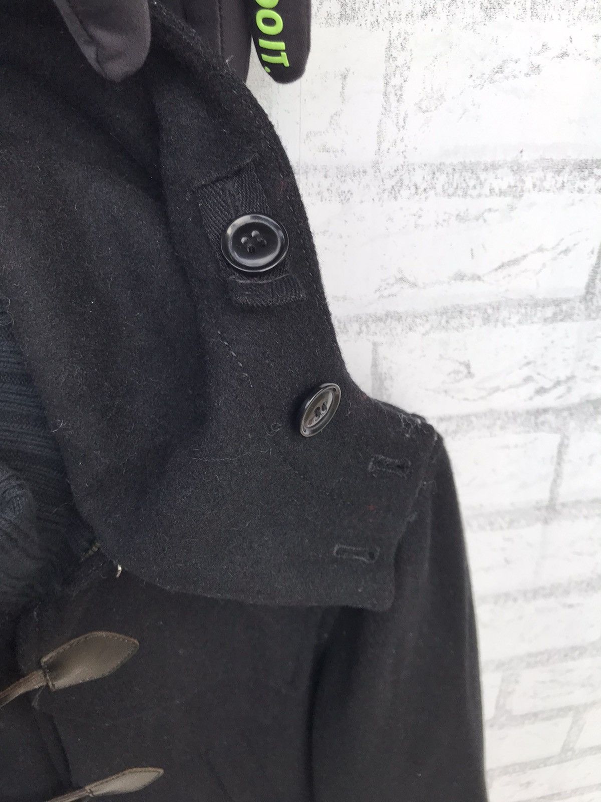 BIGI × Japanese Brand × Vintage Japanese Bigi Men’s Wool Duffle Parka Hood Jacket Size US S / EU 44-46 / 1 - 5 Thumbnail