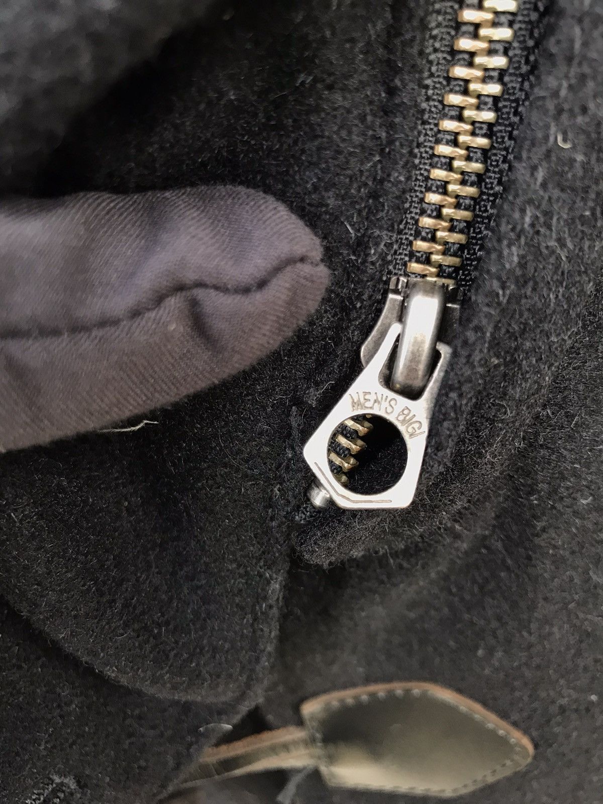 BIGI × Japanese Brand × Vintage Japanese Bigi Men’s Wool Duffle Parka Hood Jacket Size US S / EU 44-46 / 1 - 7 Thumbnail
