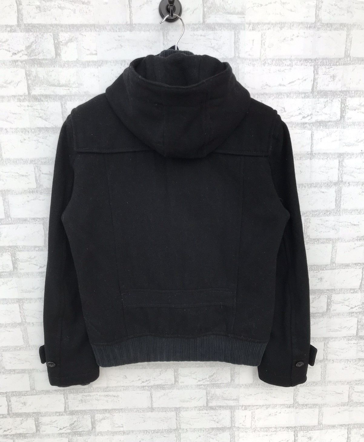 BIGI × Japanese Brand × Vintage Japanese Bigi Men’s Wool Duffle Parka Hood Jacket Size US S / EU 44-46 / 1 - 2 Thumbnail