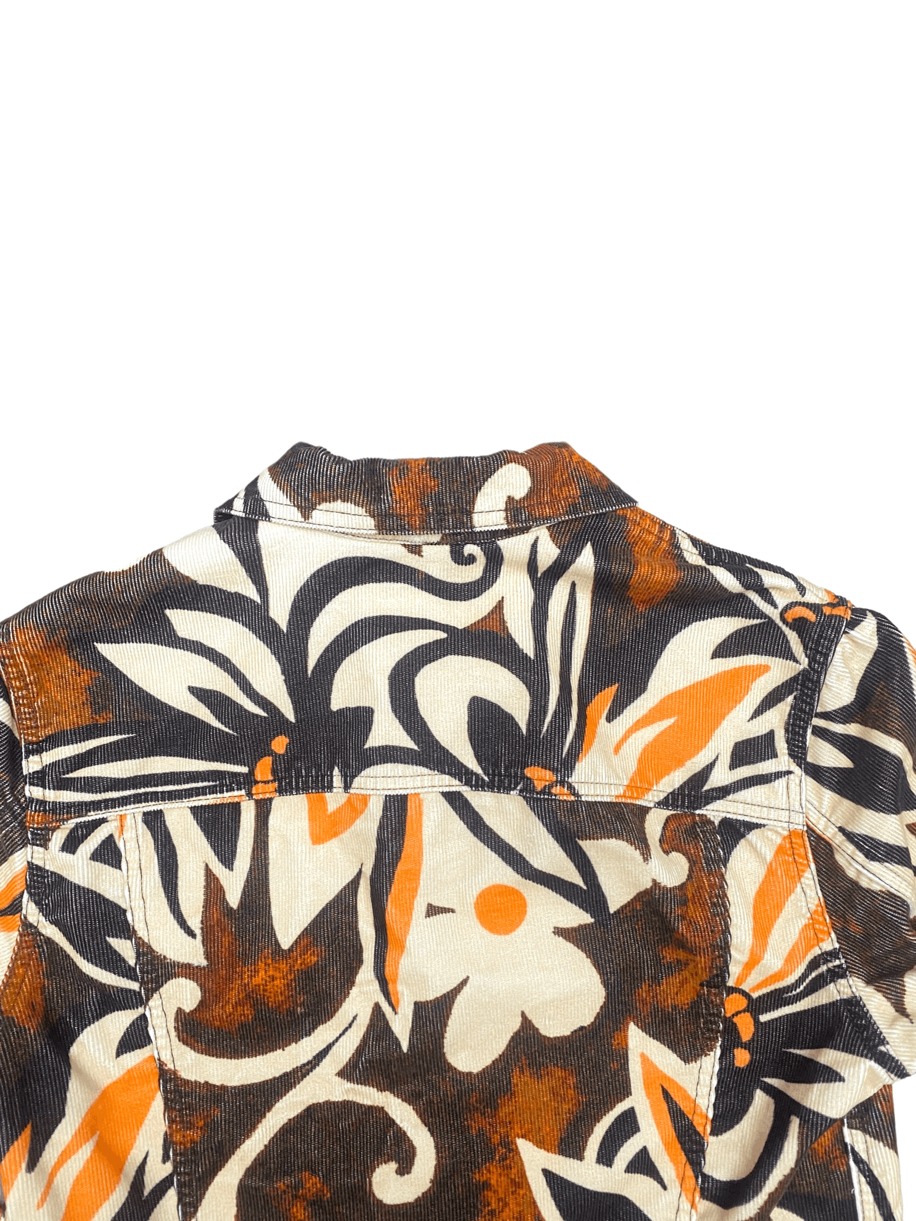 Dries Van Noten 70s flower Print Corduroy Jacket Size US S / EU 44-46 / 1 - 4 Thumbnail