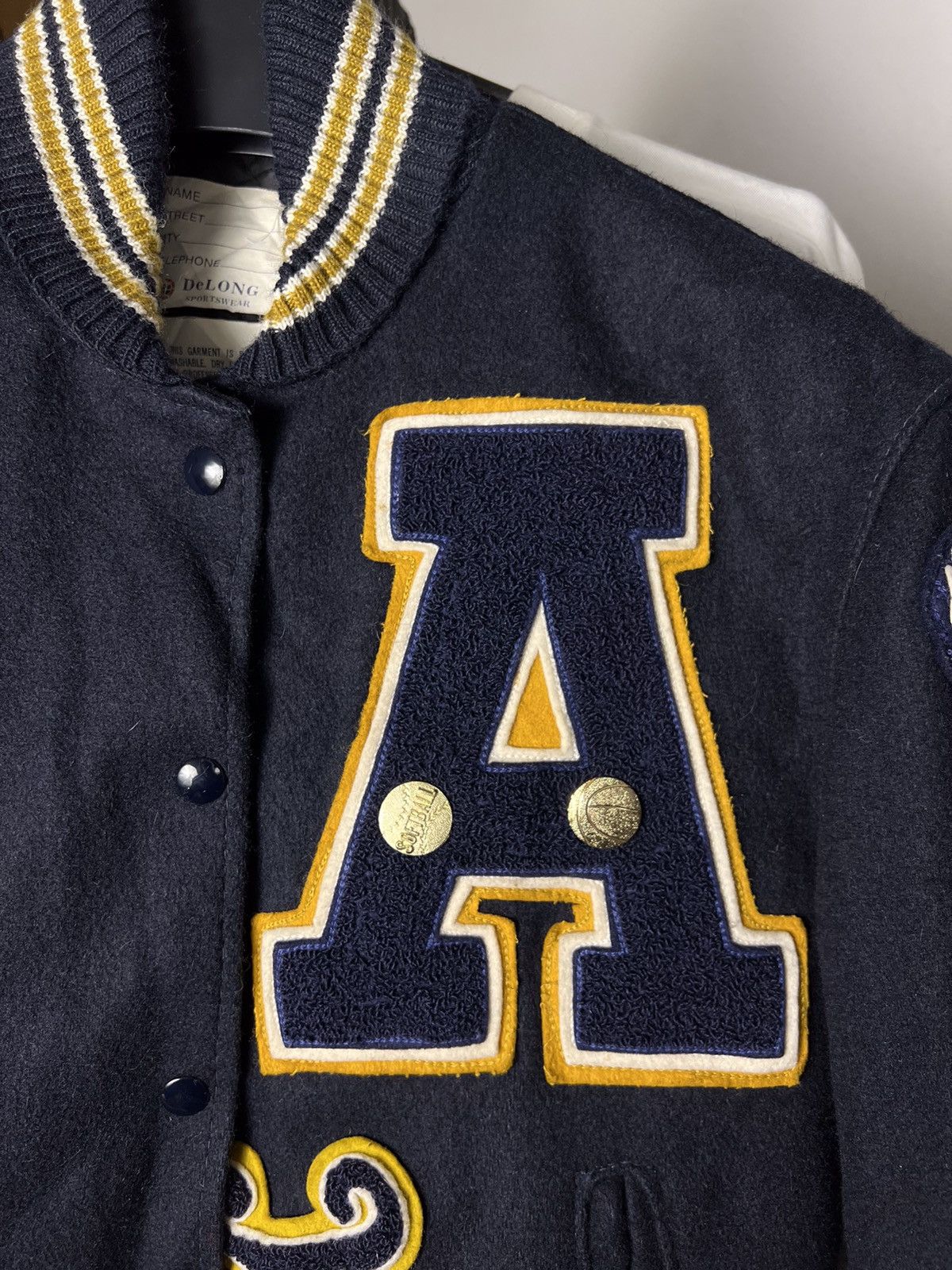 Delong × Vintage Delong vintage varsity jacket Apollo hawks Size US S / EU 44-46 / 1 - 10 Thumbnail