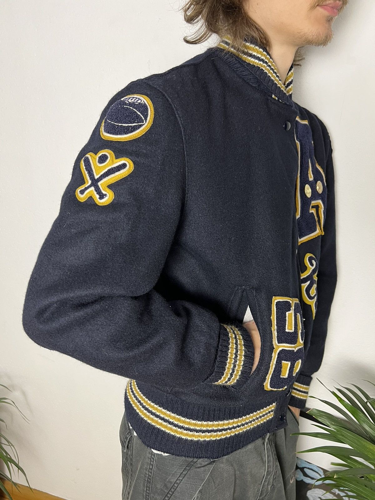 Delong × Vintage Delong vintage varsity jacket Apollo hawks Size US S / EU 44-46 / 1 - 13 Thumbnail
