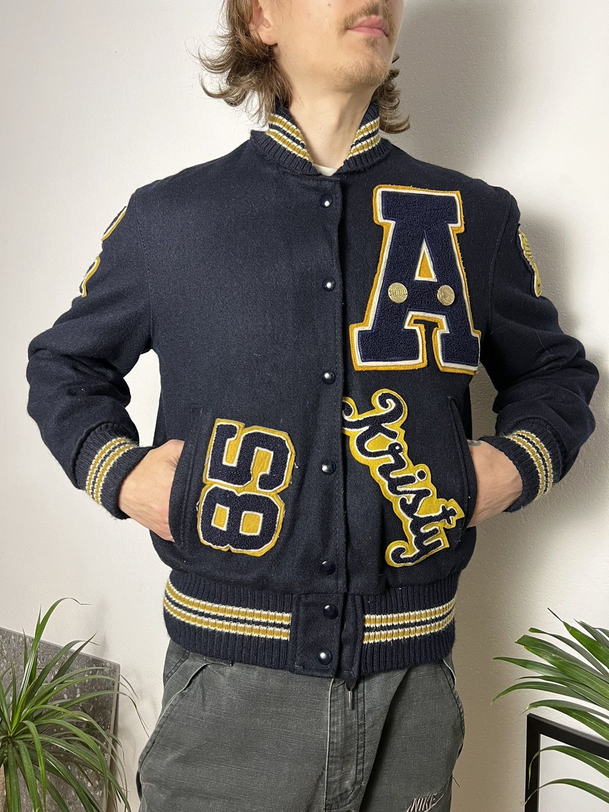Delong × Vintage Delong vintage varsity jacket Apollo hawks Size US S / EU 44-46 / 1 - 2 Thumbnail