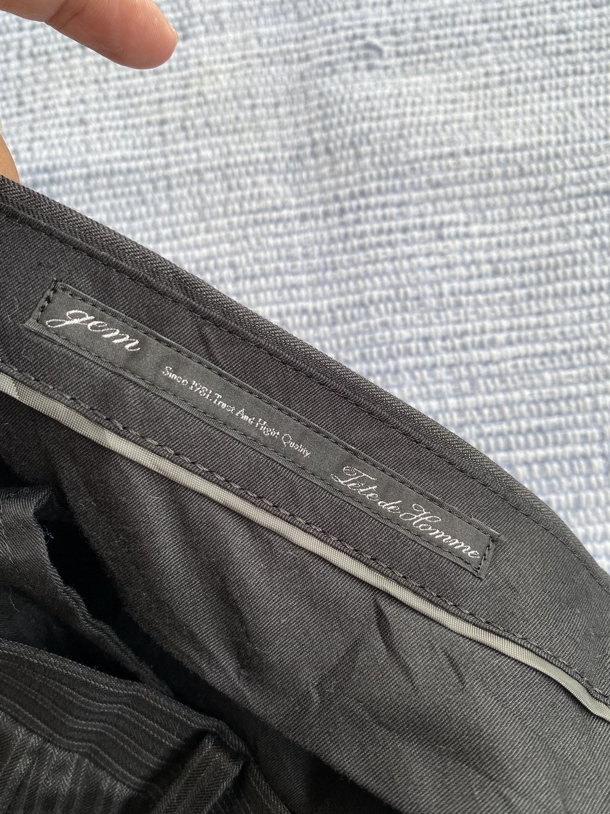 Japanese Brand × Tete Homme black pants Size US 30 / EU 46 - 6 Thumbnail