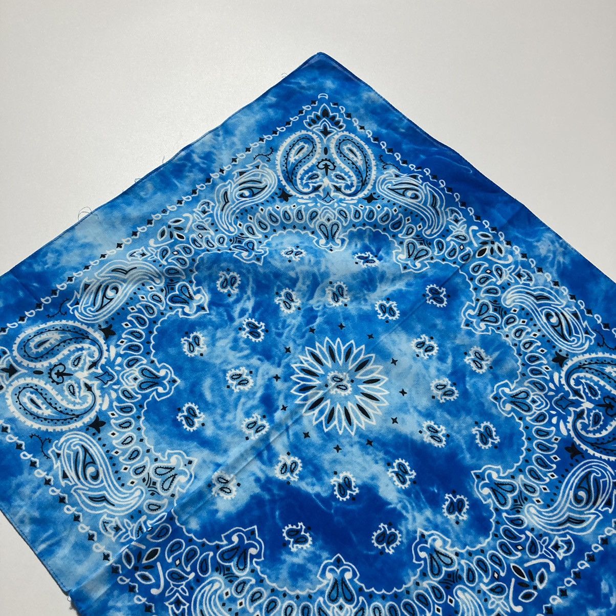 Vintage vintage tie-dye bandana Size ONE SIZE - 5 Thumbnail