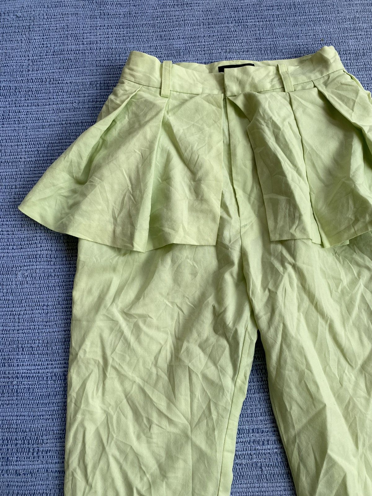 Designer × G.V.G.V. × Japanese Brand light green wool pants Size 25" / US 0 / IT 36 - 3 Thumbnail