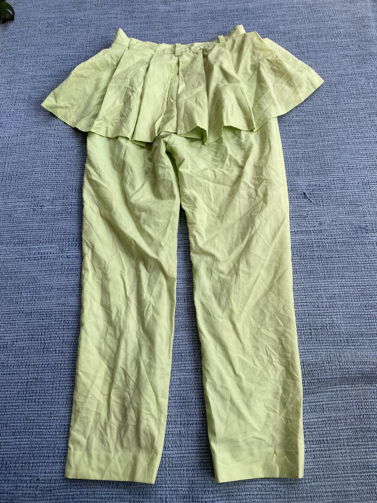 Designer × G.V.G.V. × Japanese Brand light green wool pants Size 25" / US 0 / IT 36 - 6 Thumbnail