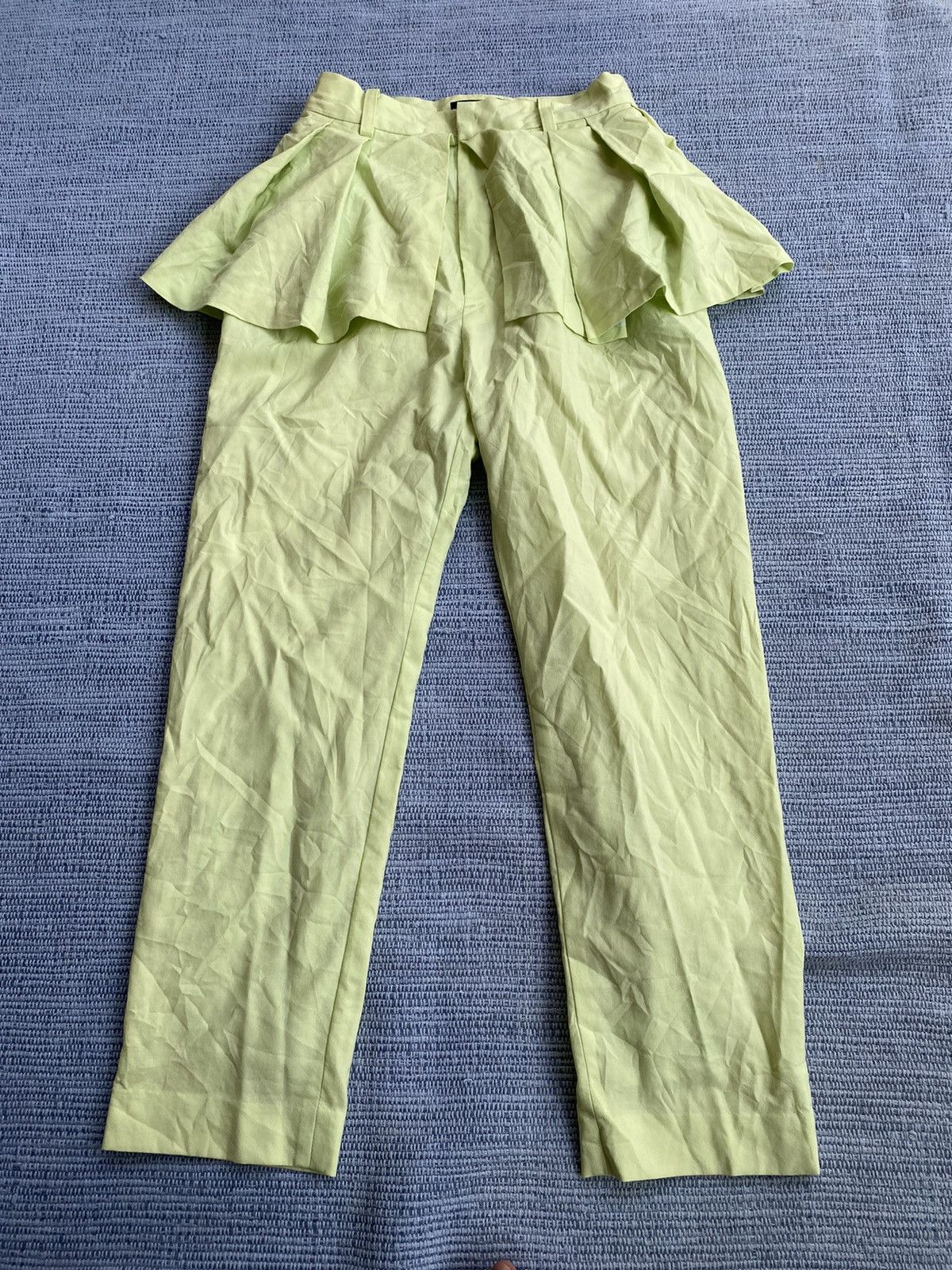 Designer × G.V.G.V. × Japanese Brand light green wool pants Size 25" / US 0 / IT 36 - 1 Thumbnail
