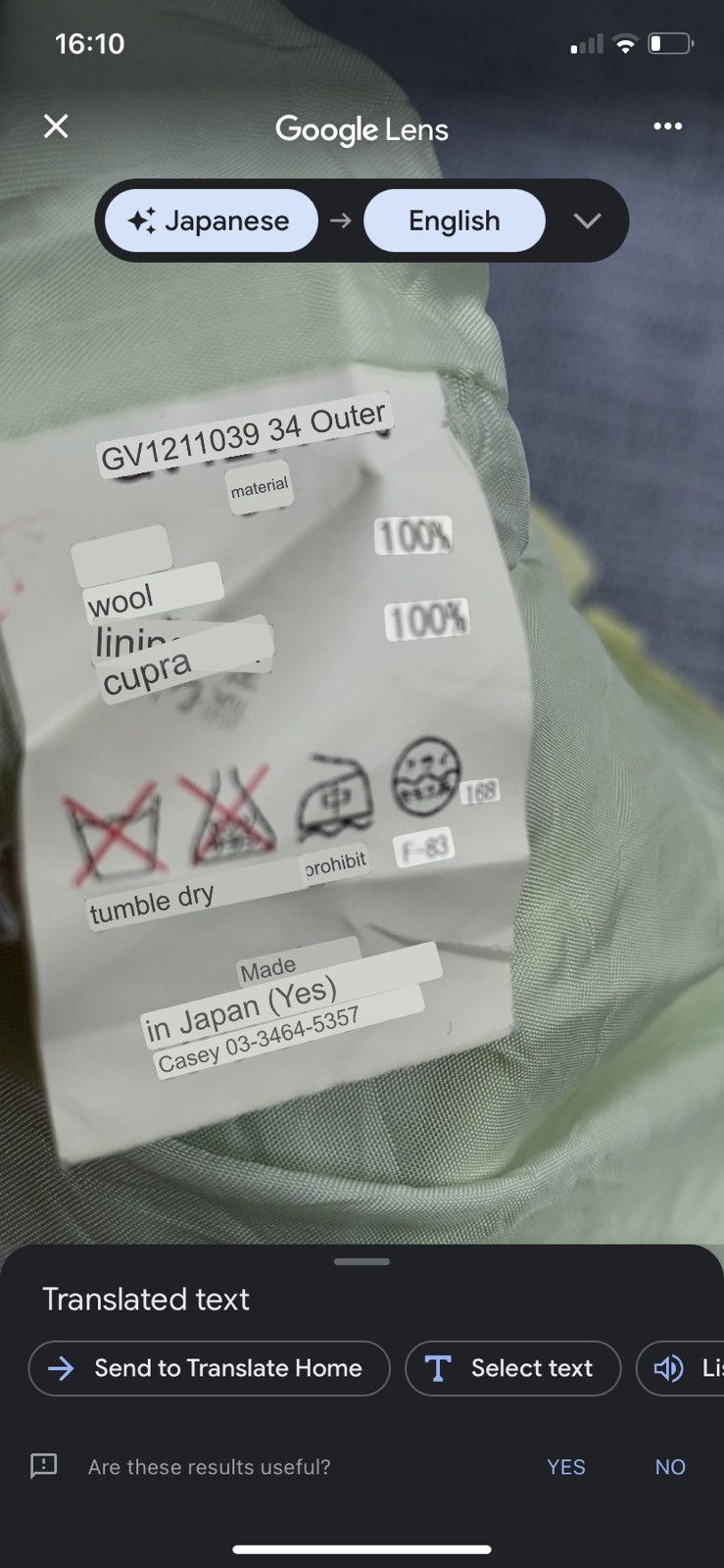 Designer × G.V.G.V. × Japanese Brand light green wool pants Size 25" / US 0 / IT 36 - 8 Thumbnail