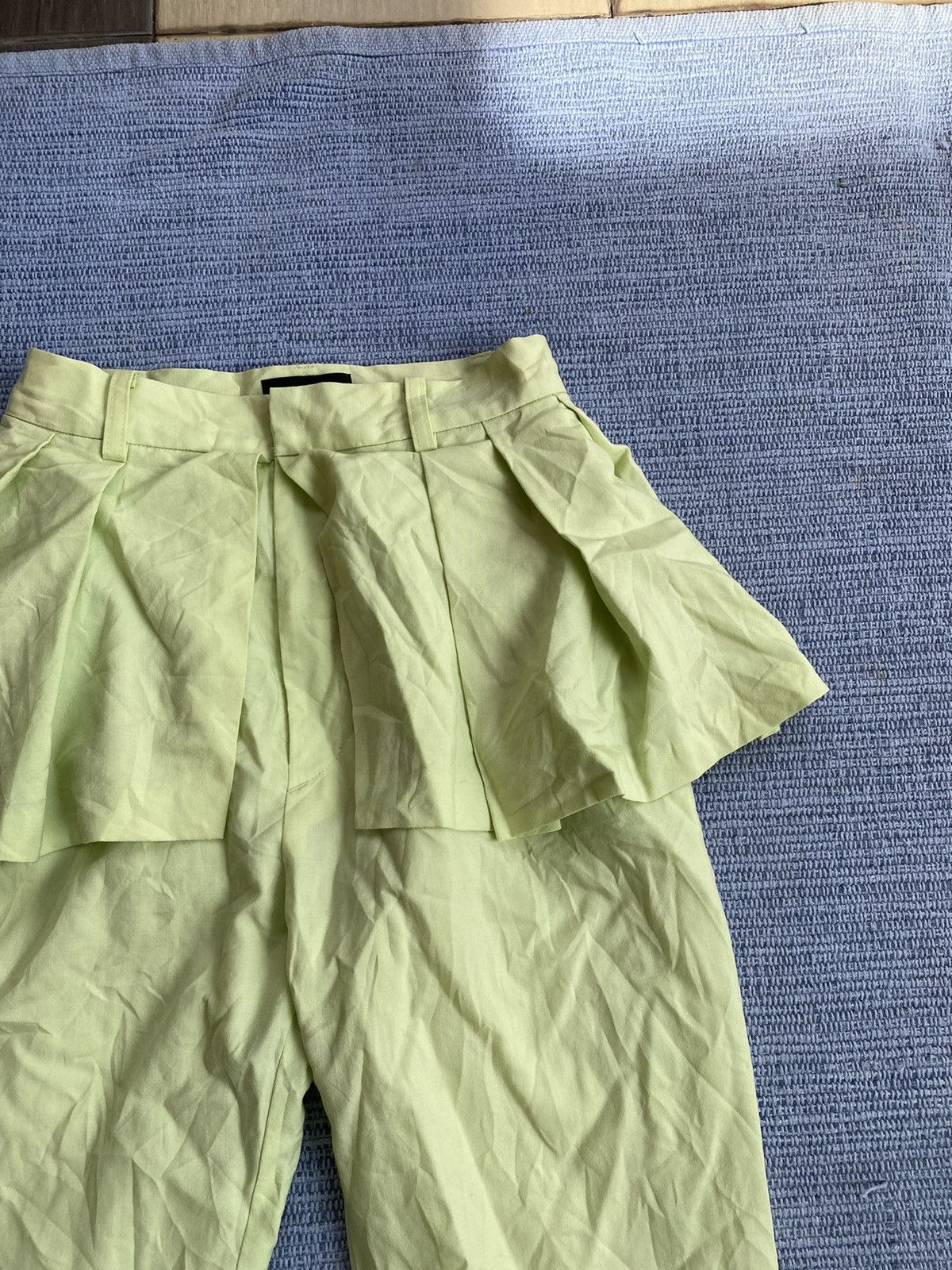 Designer × G.V.G.V. × Japanese Brand light green wool pants Size 25" / US 0 / IT 36 - 2 Thumbnail