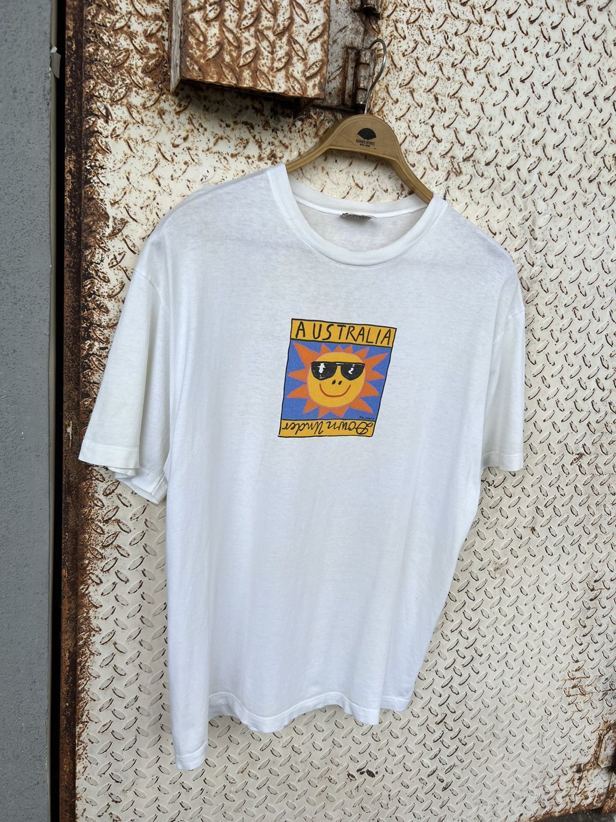 Other VINTAGE 90s DOME UNDER AUSTRALIA DISTRESSED TEE Size US L / EU 52-54 / 3 - 3 Thumbnail