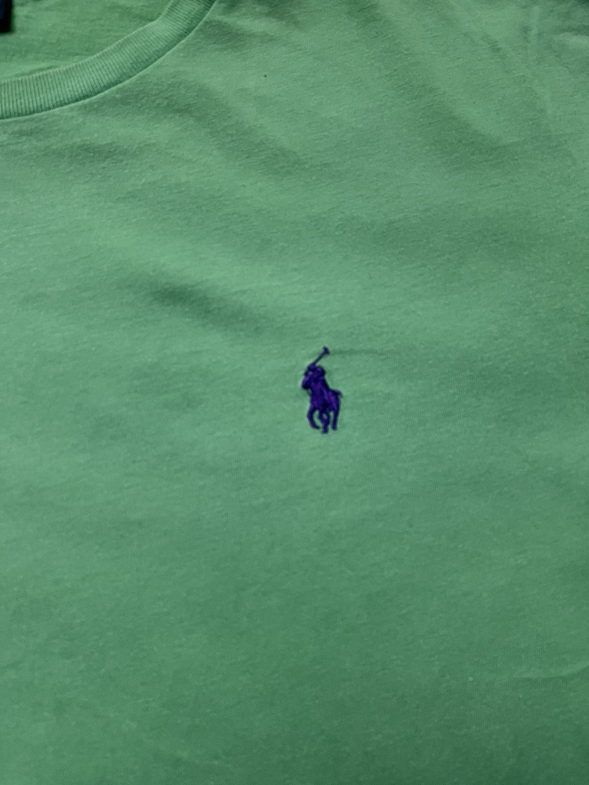 Polo Ralph Lauren × Ralph Lauren × Vintage Polo Ralph Lauren vintage t-shirt purple logo Size US M / EU 48-50 / 2 - 2 Thumbnail