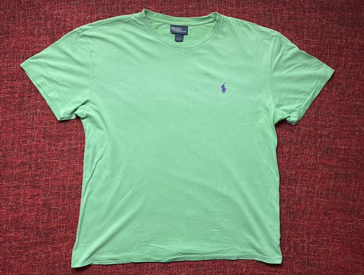 Polo Ralph Lauren × Ralph Lauren × Vintage Polo Ralph Lauren vintage t-shirt purple logo Size US M / EU 48-50 / 2 - 1 Thumbnail