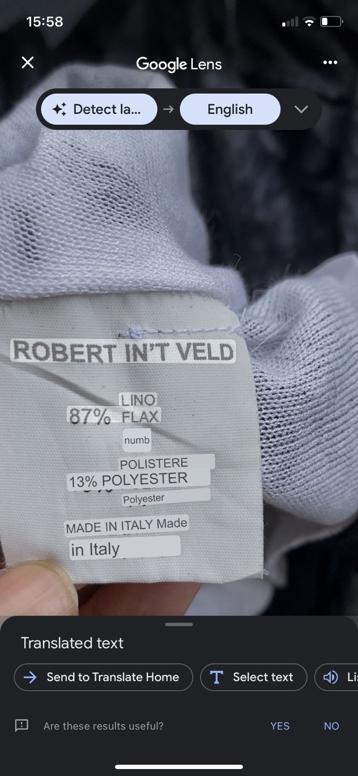 Other robert in’t veld lino flax double layer Size US M / EU 48-50 / 2 - 7 Thumbnail