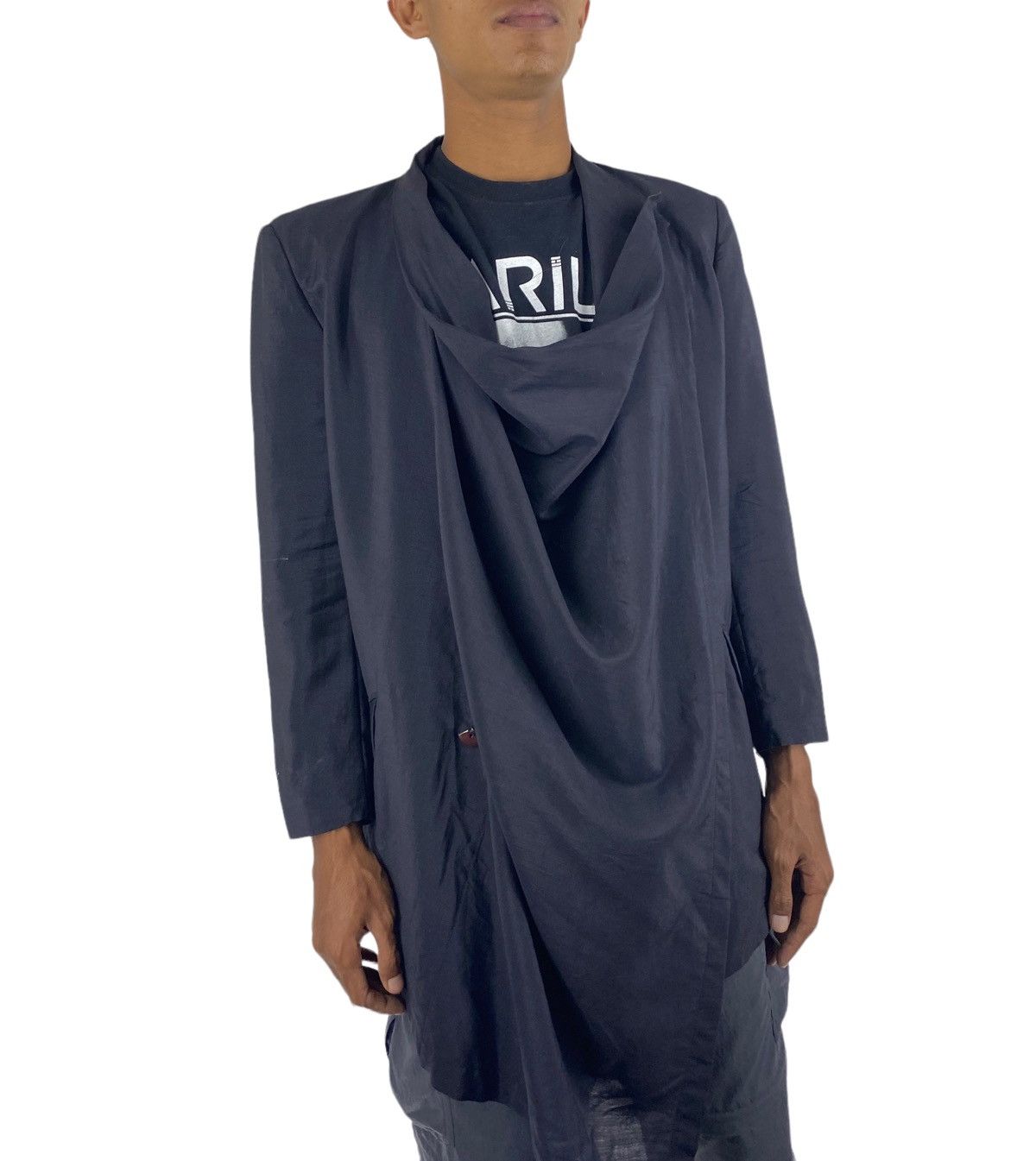 Issey Miyake 🔥SALE🔥VINTAGE ISSEY MIYAKE ASYMMETRIC JACKET Size US M / EU 48-50 / 2 - 5 Thumbnail